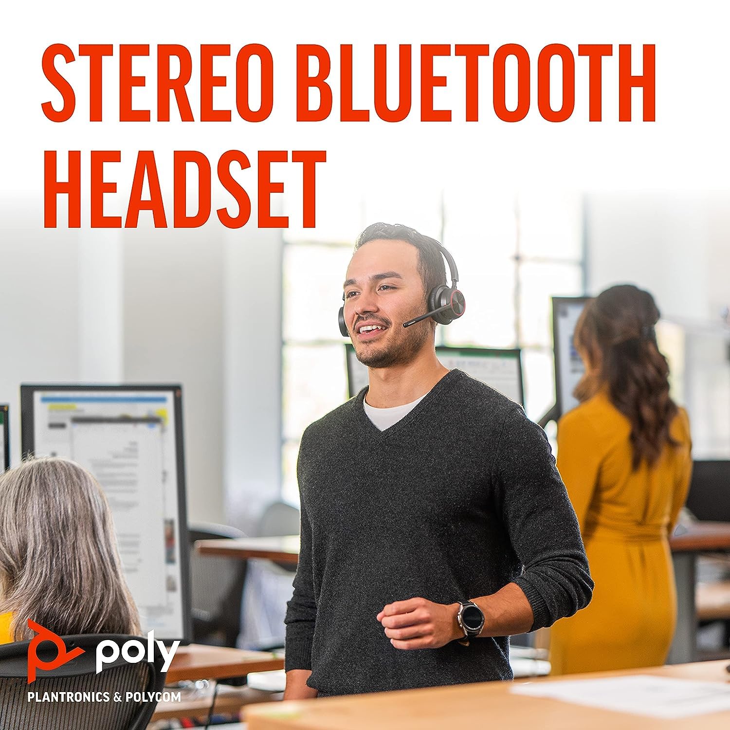 POLY Voyager 4320 casque sans fil Stéréo adapt.USB-A/USB-A+C