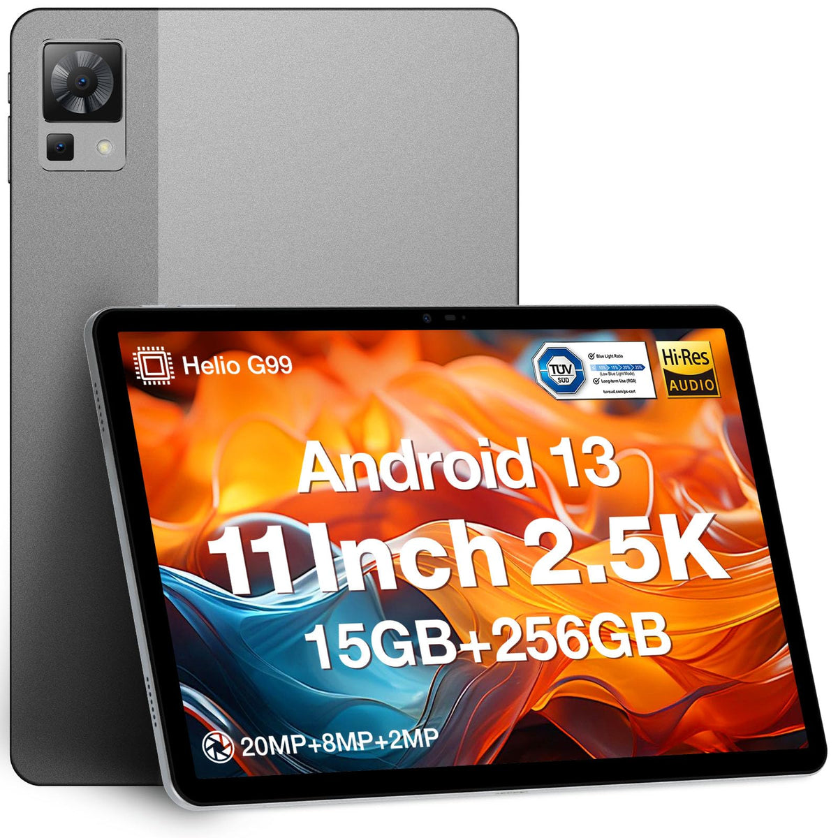 Doogee T30 Pro (Tablette 4G - 11'', 256 Go, 8 Go RAM) Gris