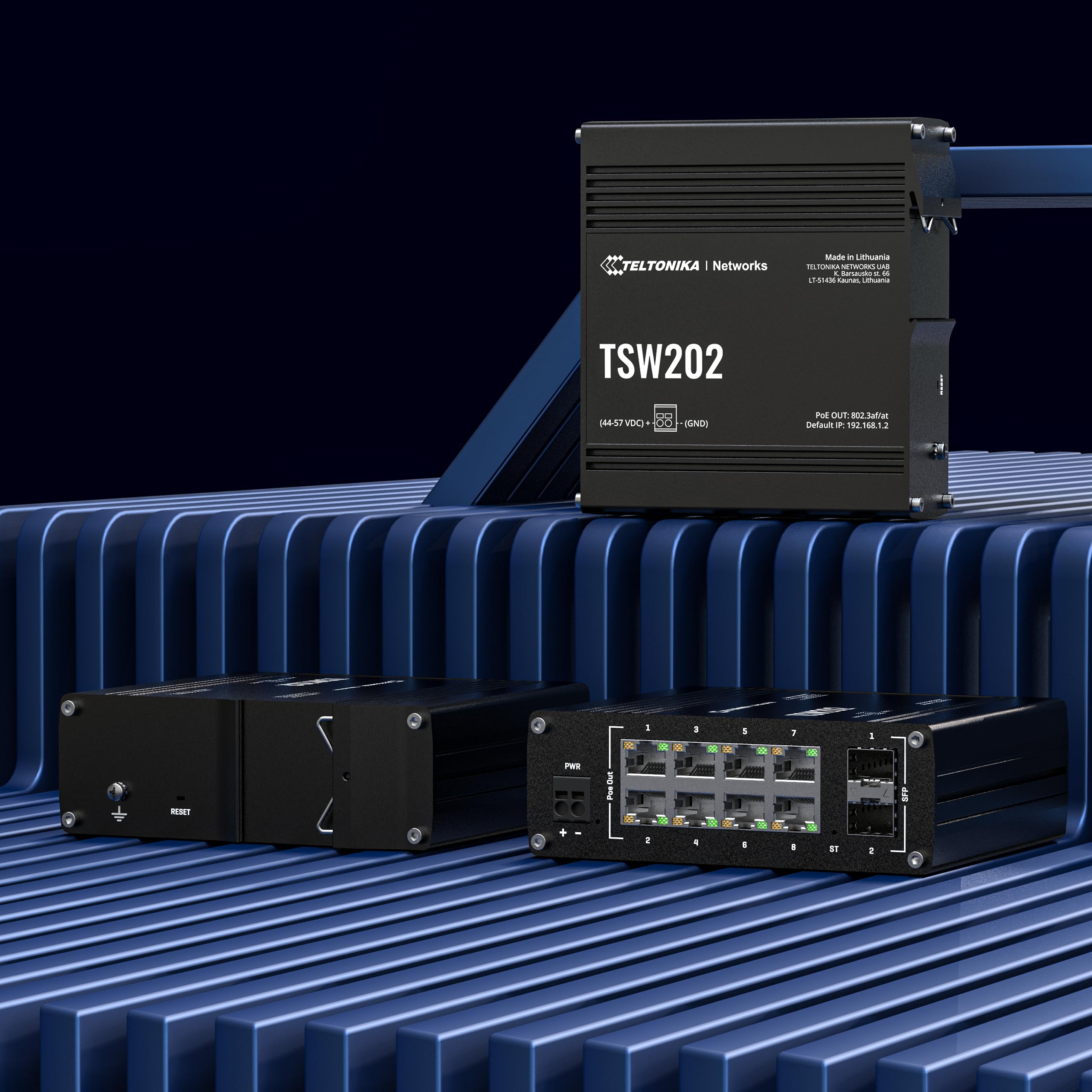 TELTONIKA NETWORKS TSW202 Layer2/L3 Managed PoE+ and SFP Ethernet switch