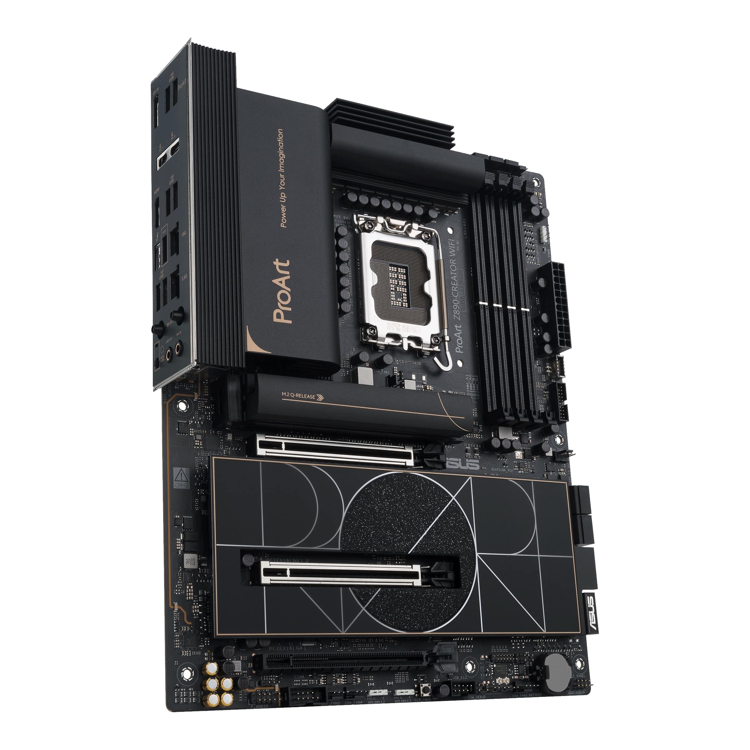 ASUS PROART Z890-CREATOR WIFI LGA1851 4xDDR5 ATX MB 4xSATA 1xHDMI 2.1 3xThunderbolt 5xM.2