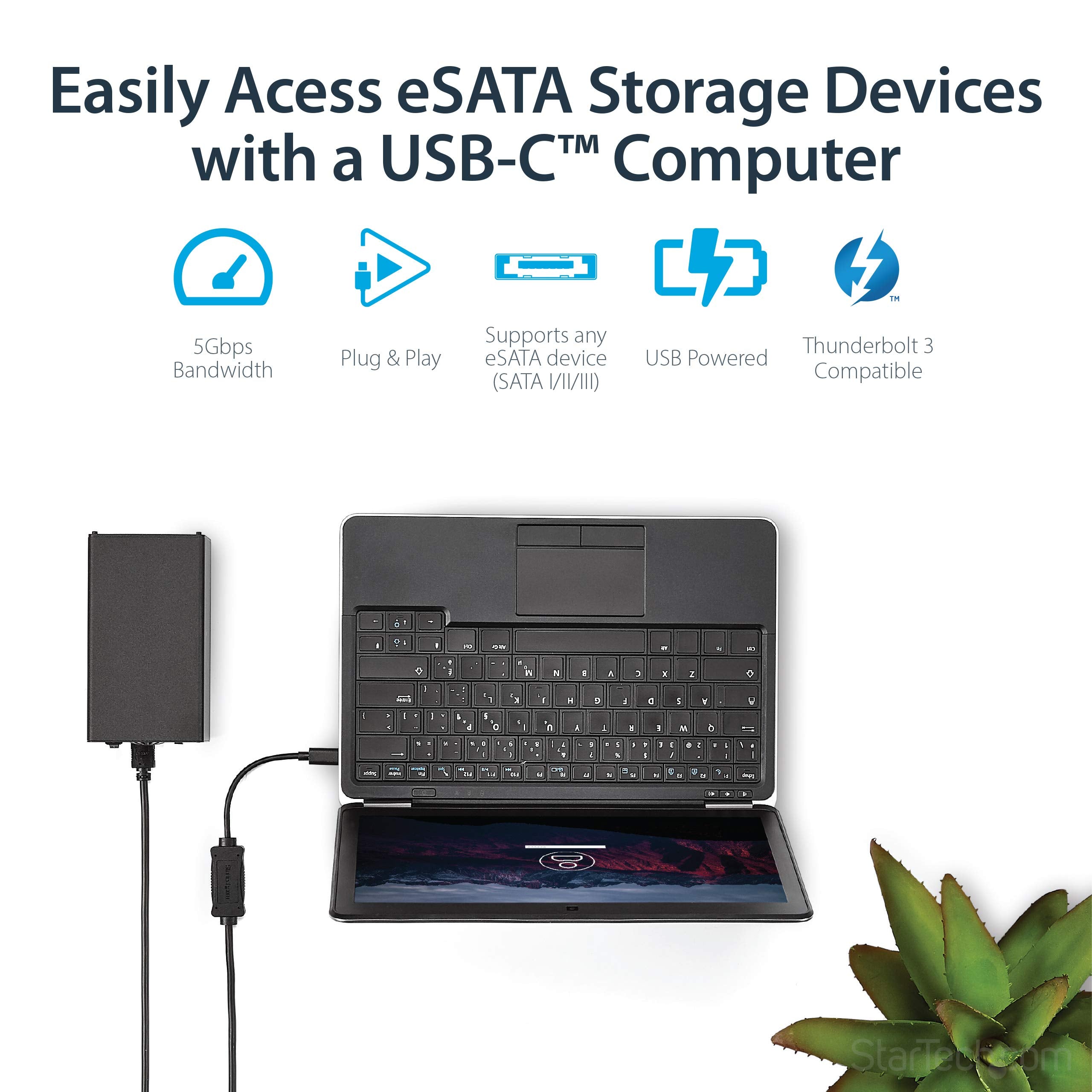 Startech Cable USB C to eSATA - USB