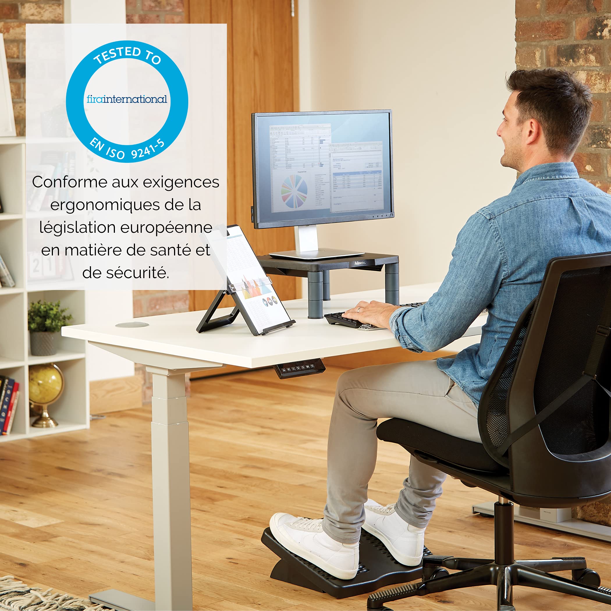 FELLOWES SUPPORT MONITEUR PREMIUM-GRAPH