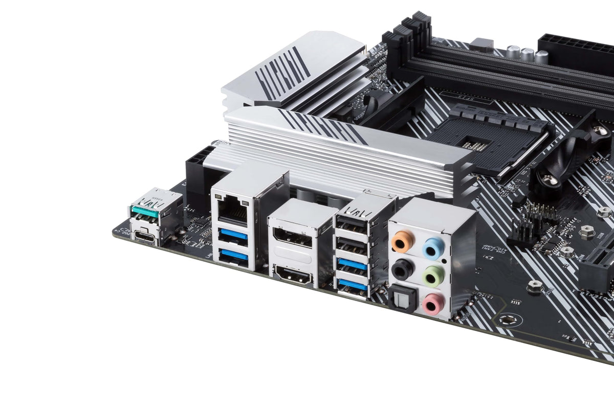 ASUS PRIME B550-PLUS AMD AM4 Socket ATX DDR4 3rd Gen AMD Ryzen Dual M.2 PCIe 4.0 1 Gb Ethernet USB 3.2 Gen 2 Type-A and Type-C