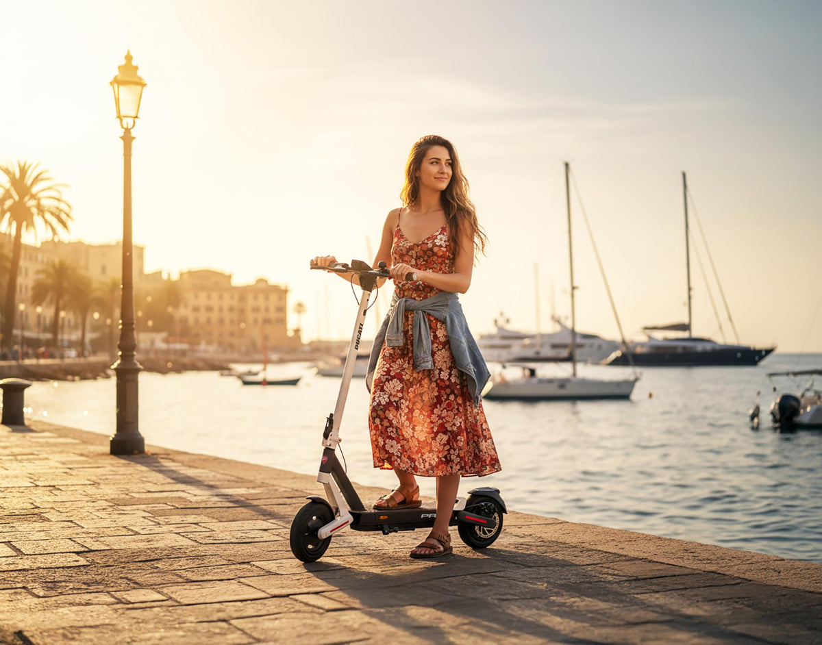 Trottinette elec DUCATI PRO 3 Aluminium moteur 500W brushless Pneu 10'' Frein ta