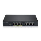 Zyxel GS1915-24EP Géré L2 Gigabit Ethernet (10/100/1000) Connexion Ethernet, supportant l'alimentation via ce port (PoE) 1U Noir