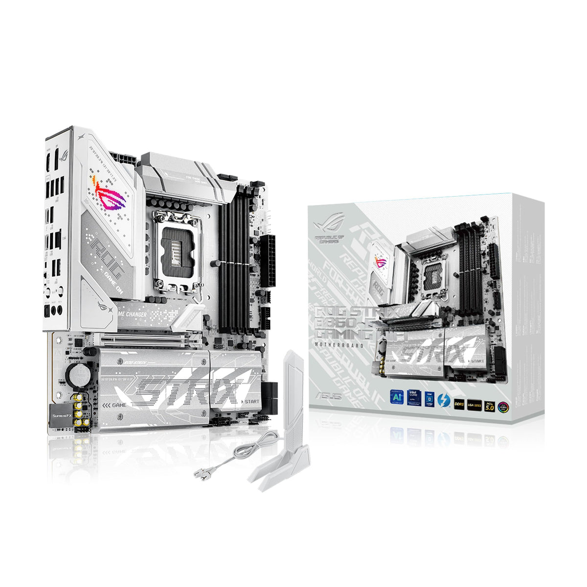 ASUS ROG STRIX B860-G GAMING WIFI LGA1851 DDR5 micro ATX MB 1xHDMI 1xDP 1xThunderBolt 4xM.2 4xSATA