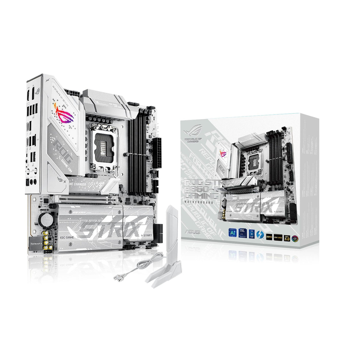 ASUS ROG STRIX B860-G GAMING WIFI LGA1851 DDR5 micro ATX MB 1xHDMI 1xDP 1xThunderBolt 4xM.2 4xSATA