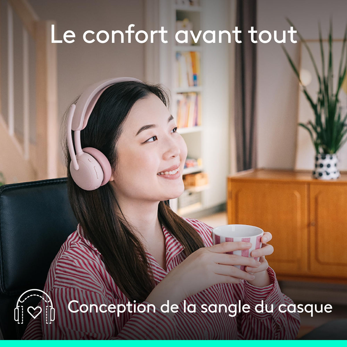 LOGITECH Zone Wireless 2 ES - Rose