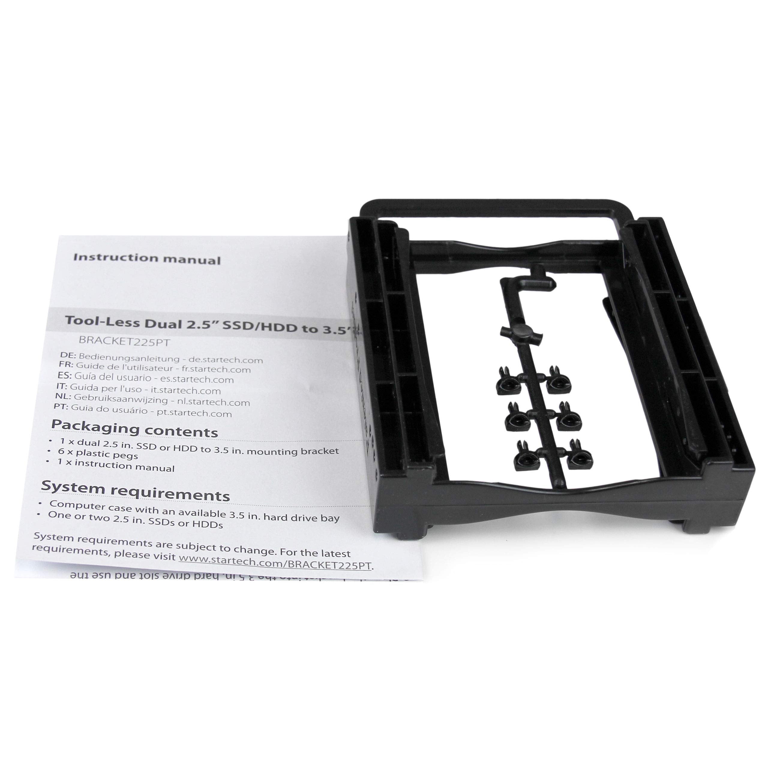 Tool-Less Dual 2.5" Drive Mounting Kit