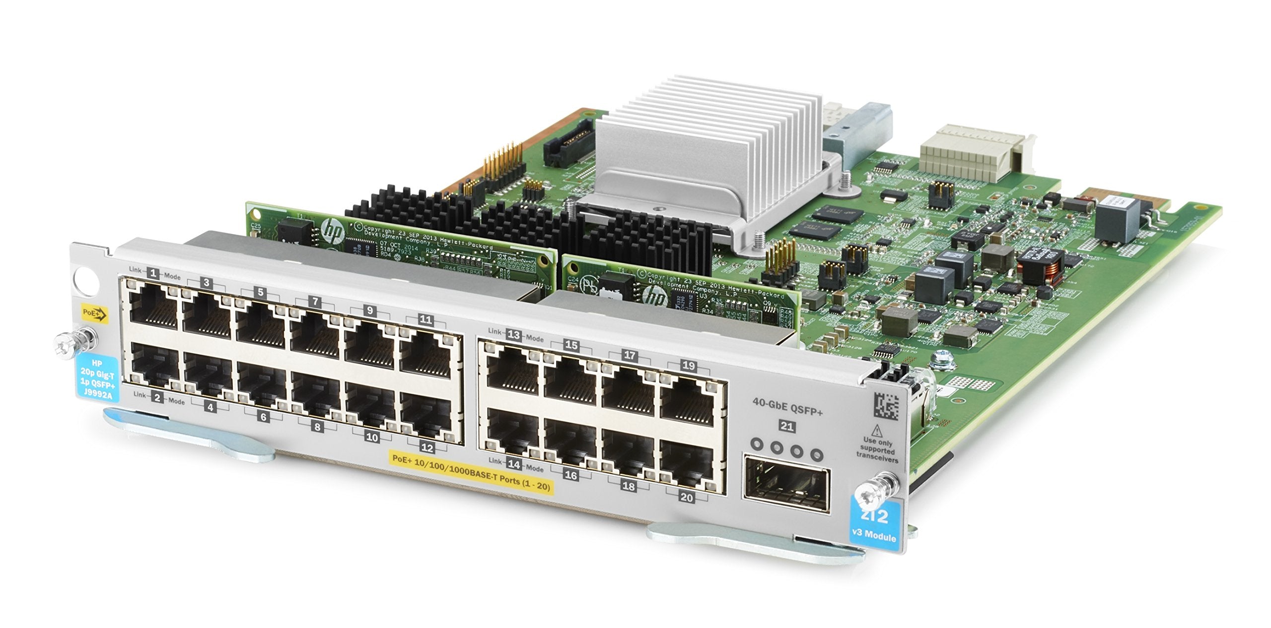 HPE 20p PoE+ / 1p 40GbE QSFP+ v3 zl2 Mod