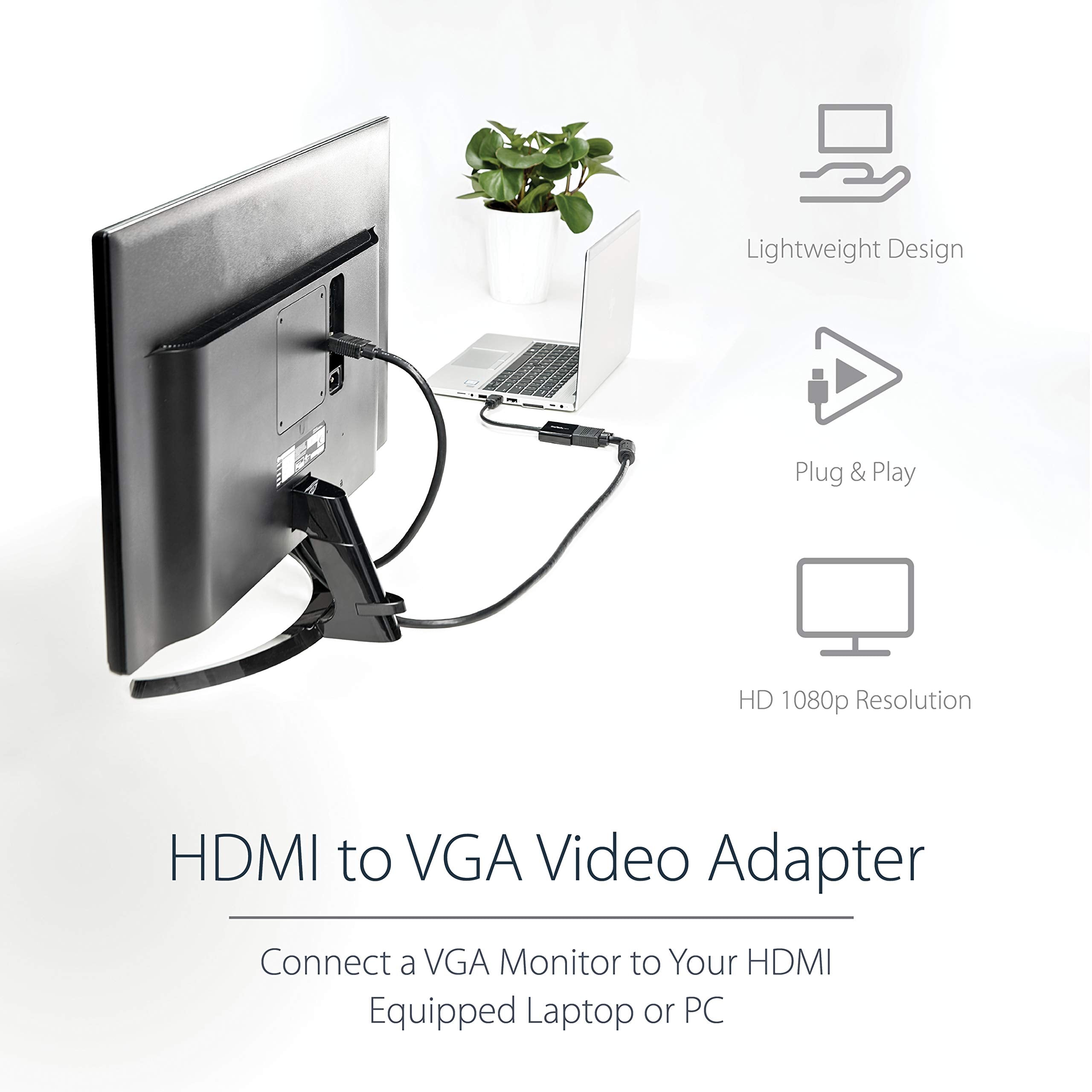 HDMI to VGA Adapter Converter 1920x1080