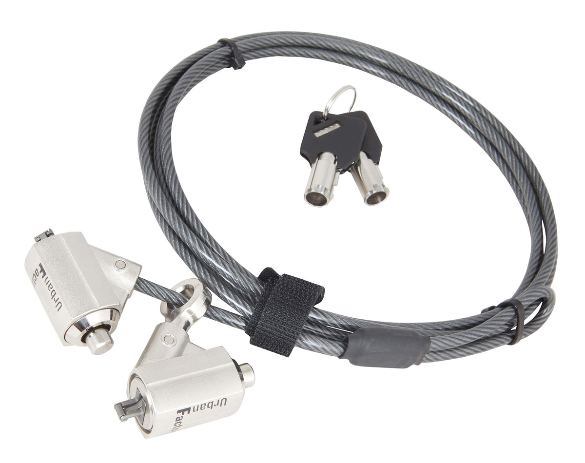 URBAN FACTORY Cable Security Anti Vol - 2 Verrous