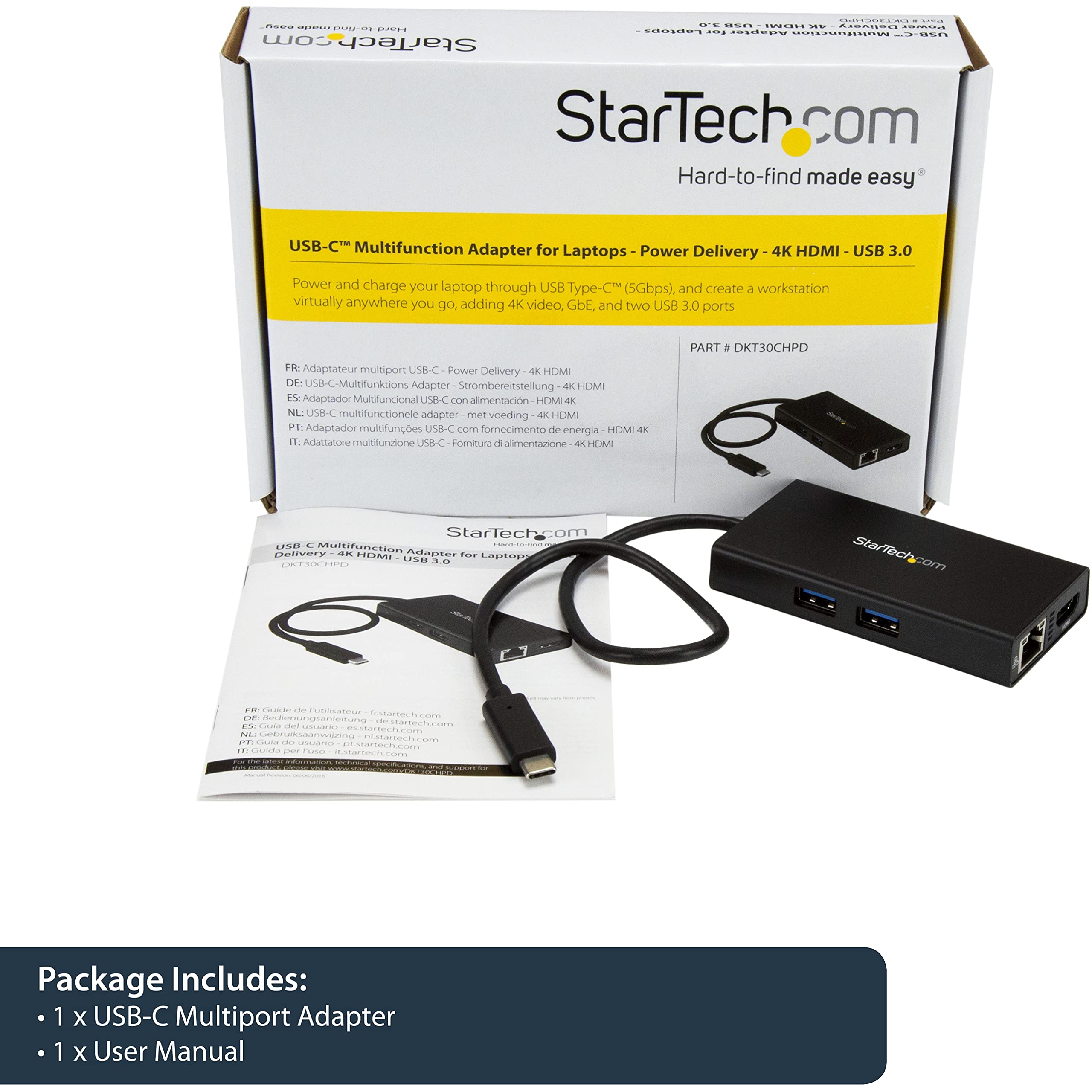 USB C Multiport Adapter for Laptops