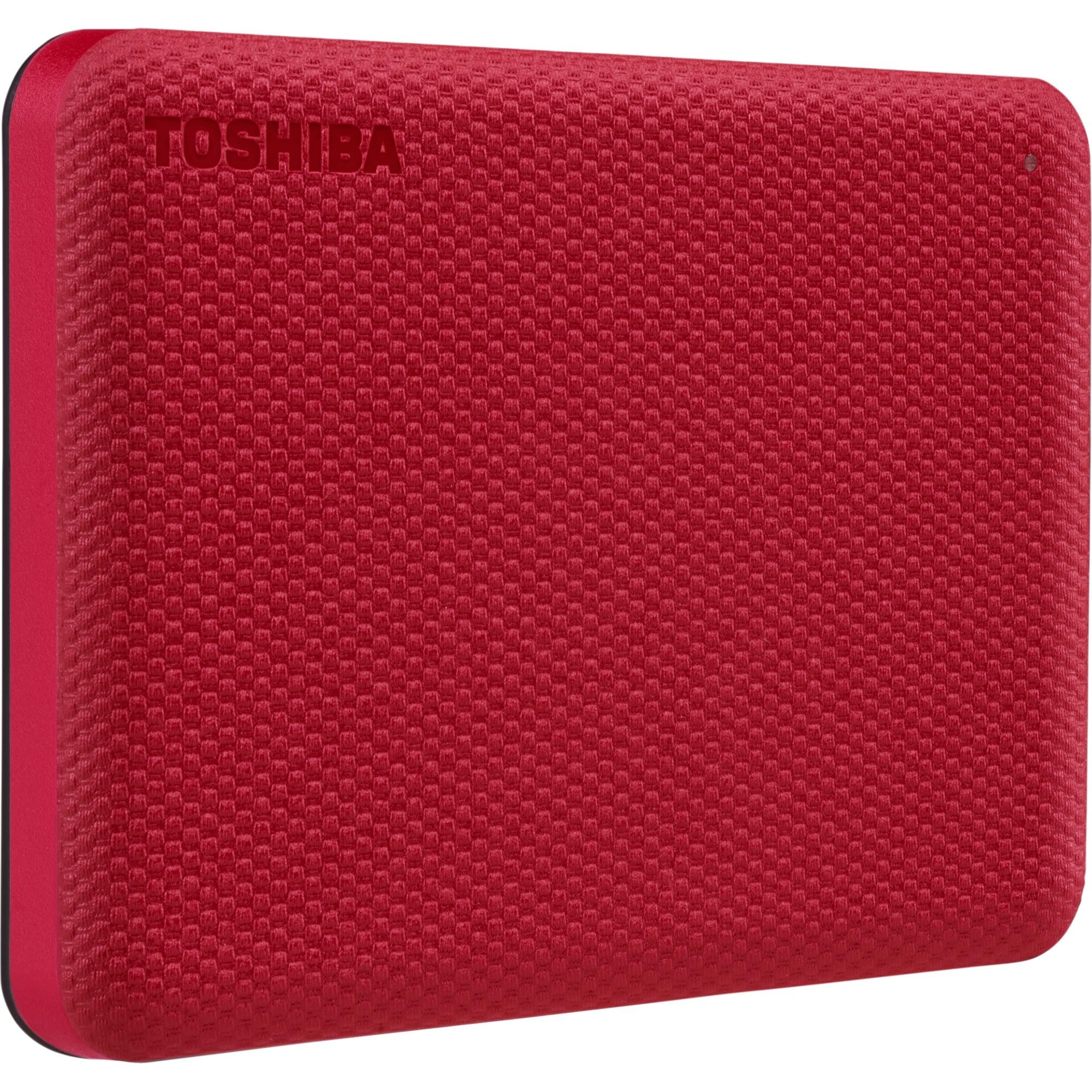 "Toshiba Canvio Advance disque dur externe 2 To 2.5"" USB Type-A 2.0/3.2 Gen 1 (3.1 Gen 1) Rouge"