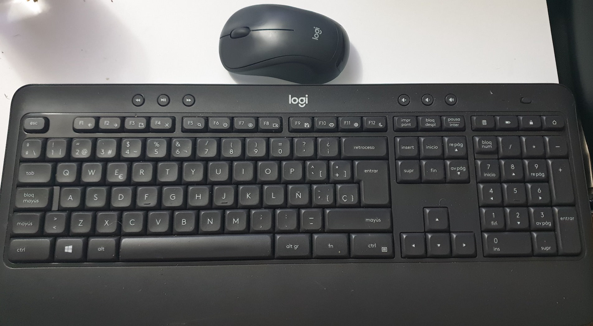 Clavier Logitech MK540 Qwertz Allemand Blanc