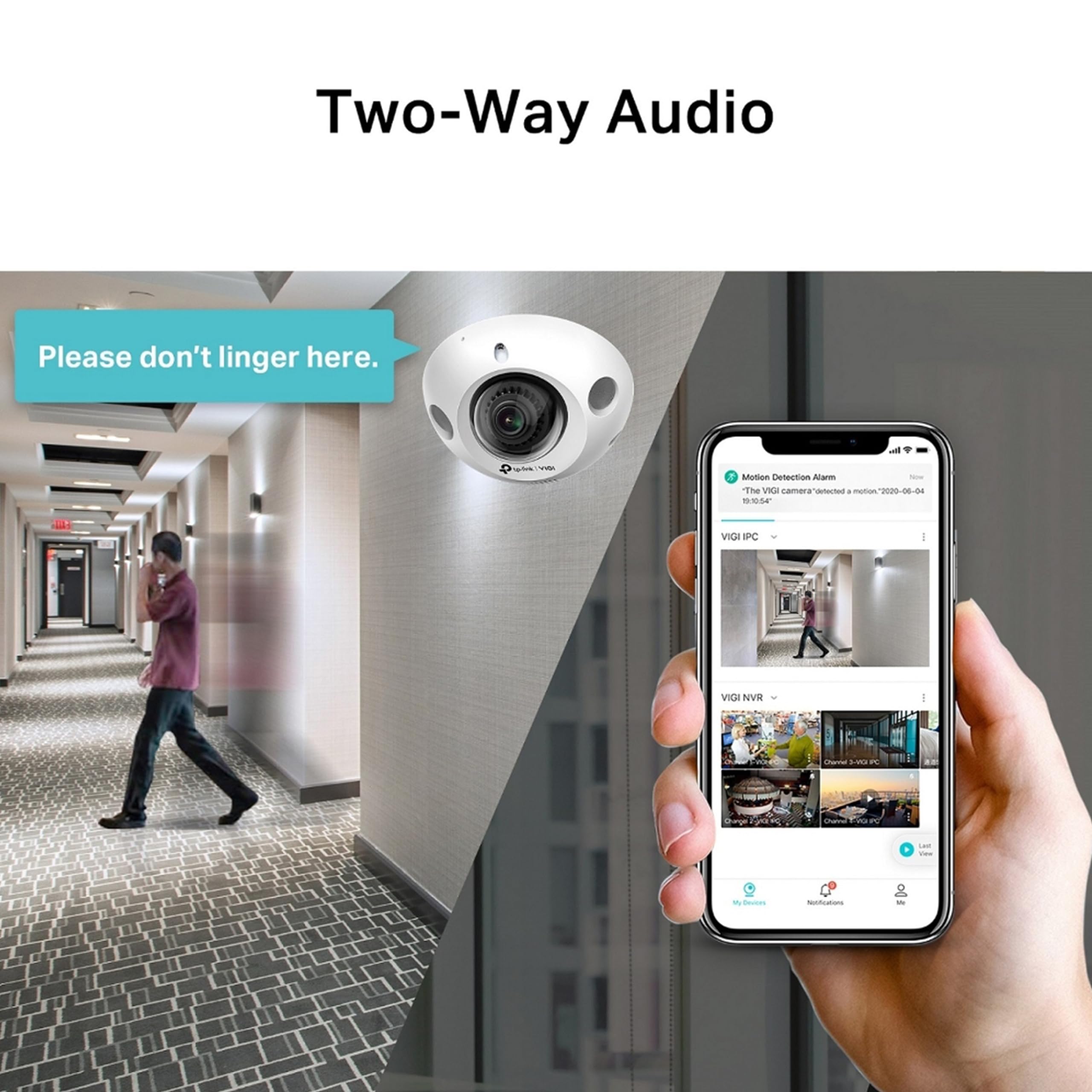 TP-LINK VIGI C230I Mini 3MP Mini Dome Network Camera 2.8mm