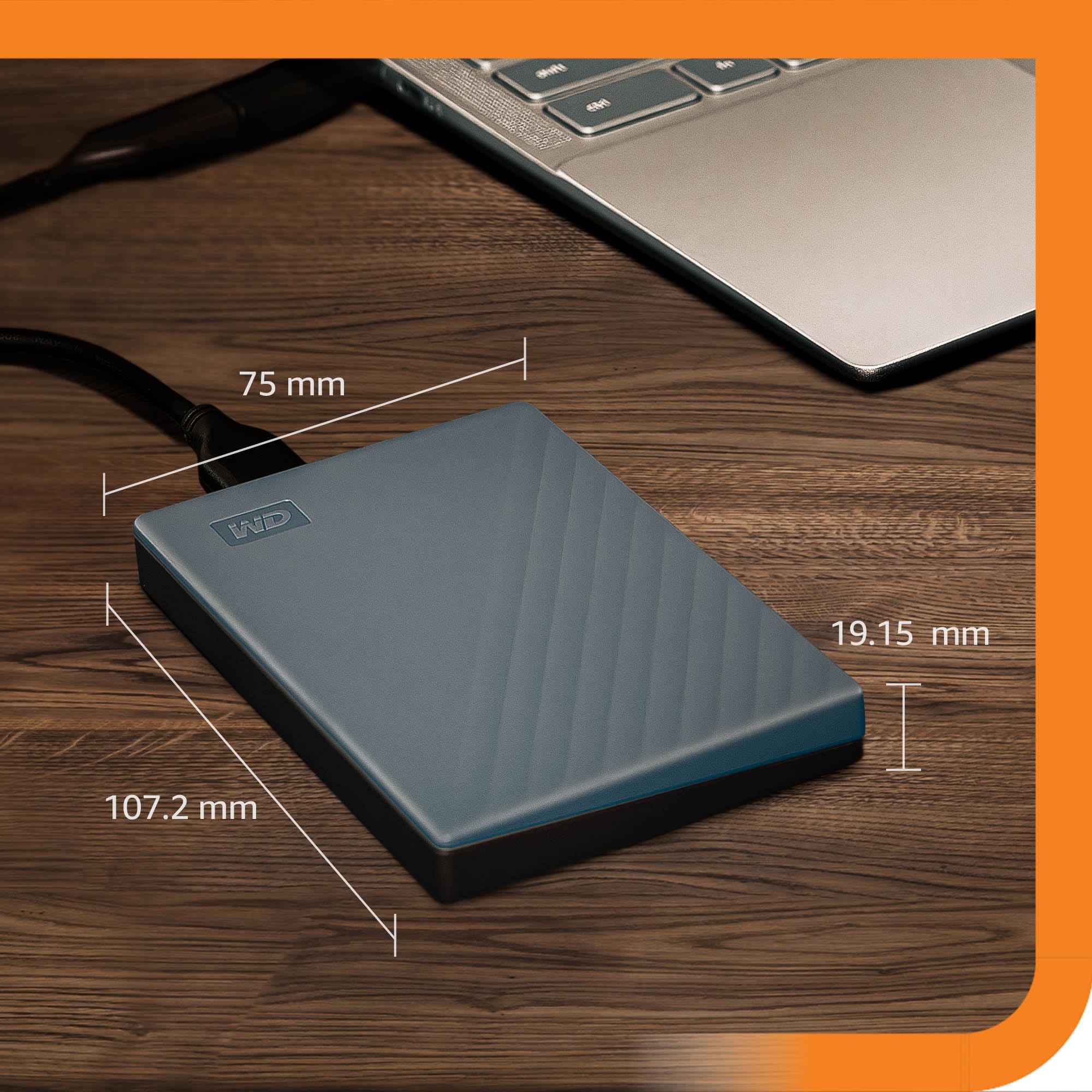 WD My Passport 5To portable HDD Gray