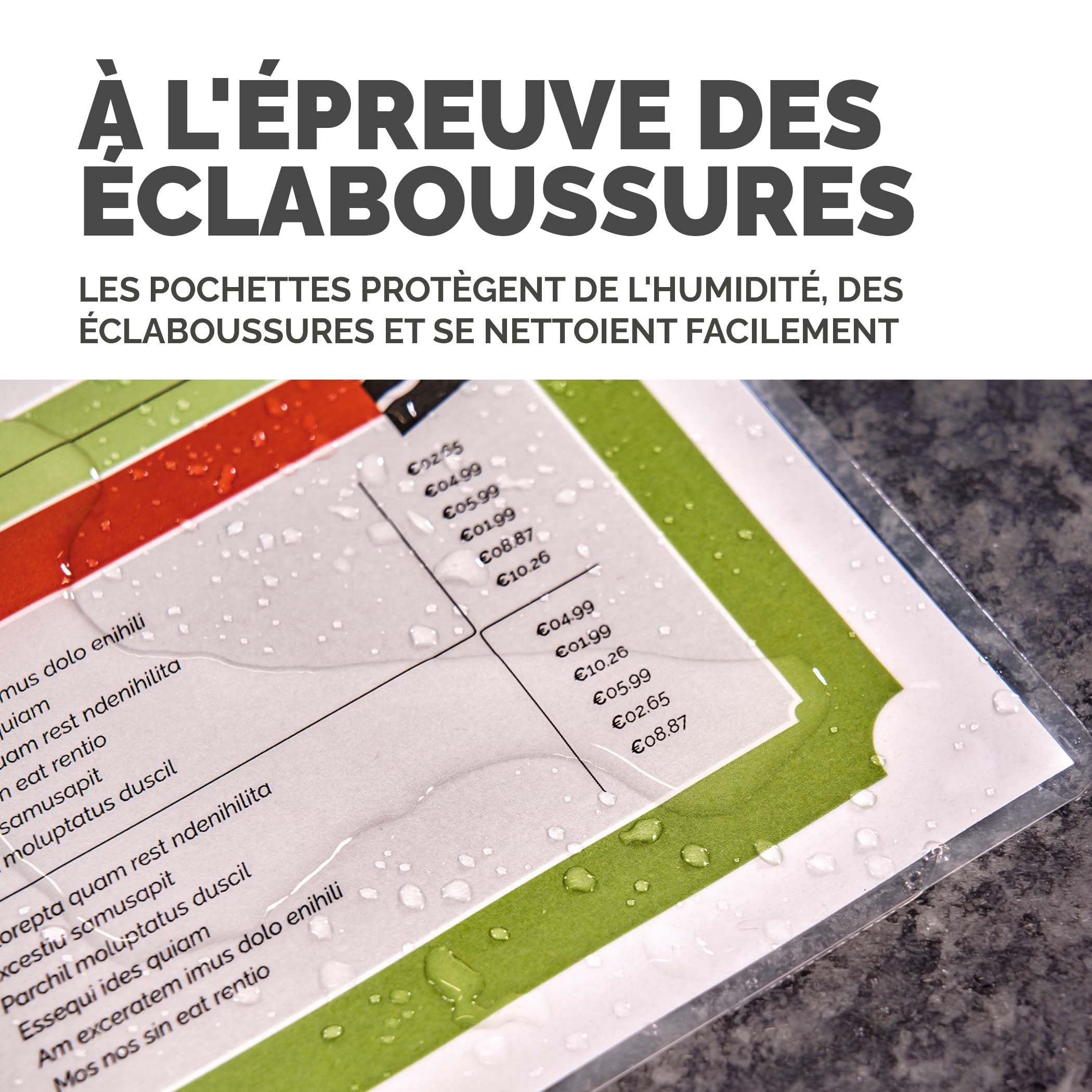 FELLOWES Pochettes ImageLast A4 80 microns - Pack de 100