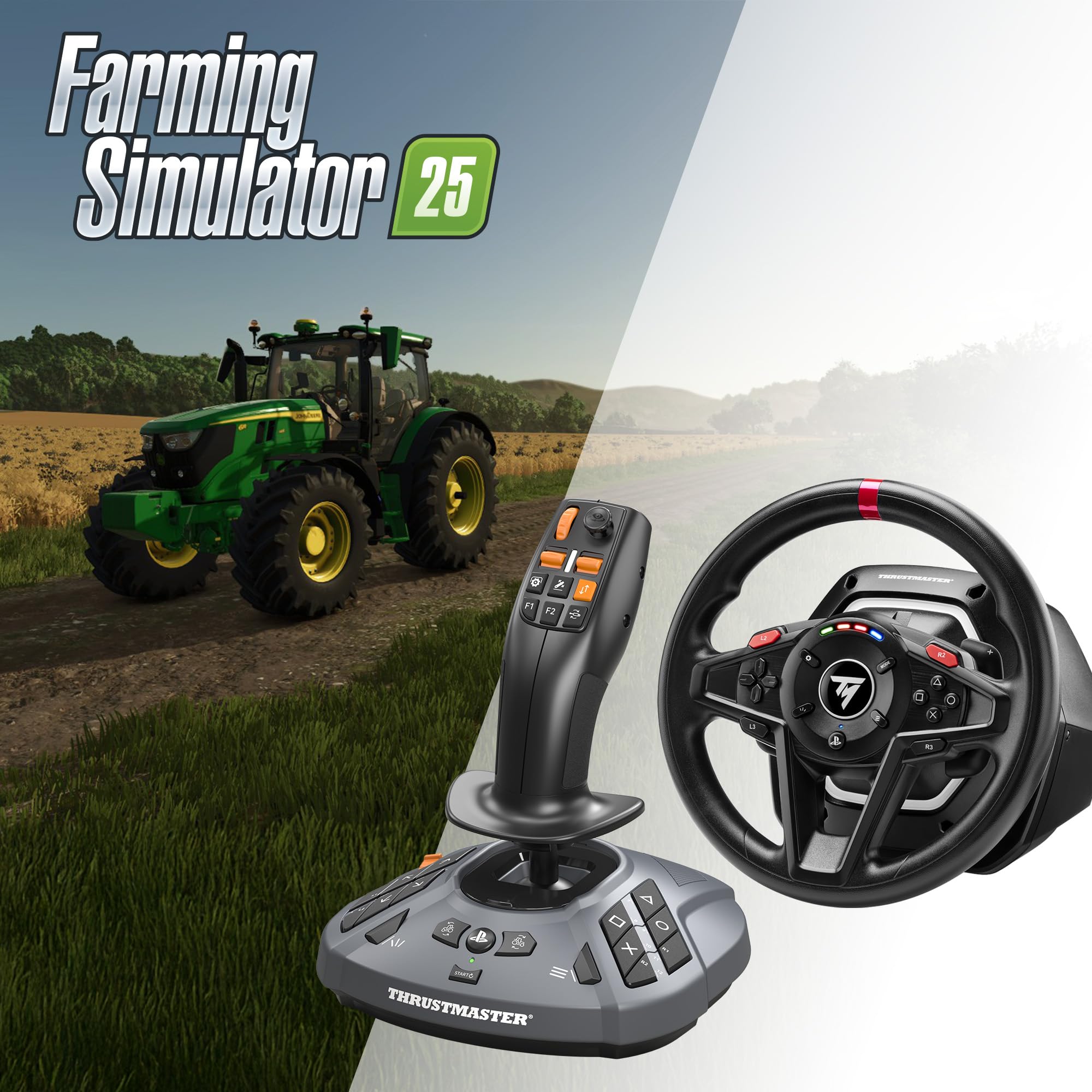 THRUSTMASTER T128-P Simtask Farming Pack pour PS5 et PC