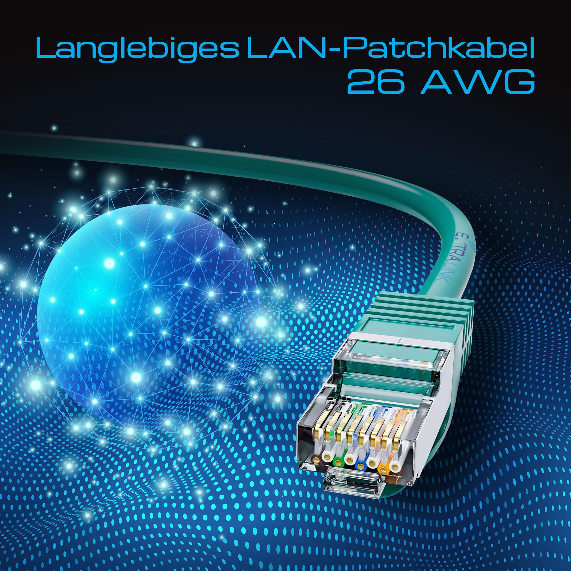 Extralink EX.7706 câble de réseau Vert Cat6 F/UTP (FTP)