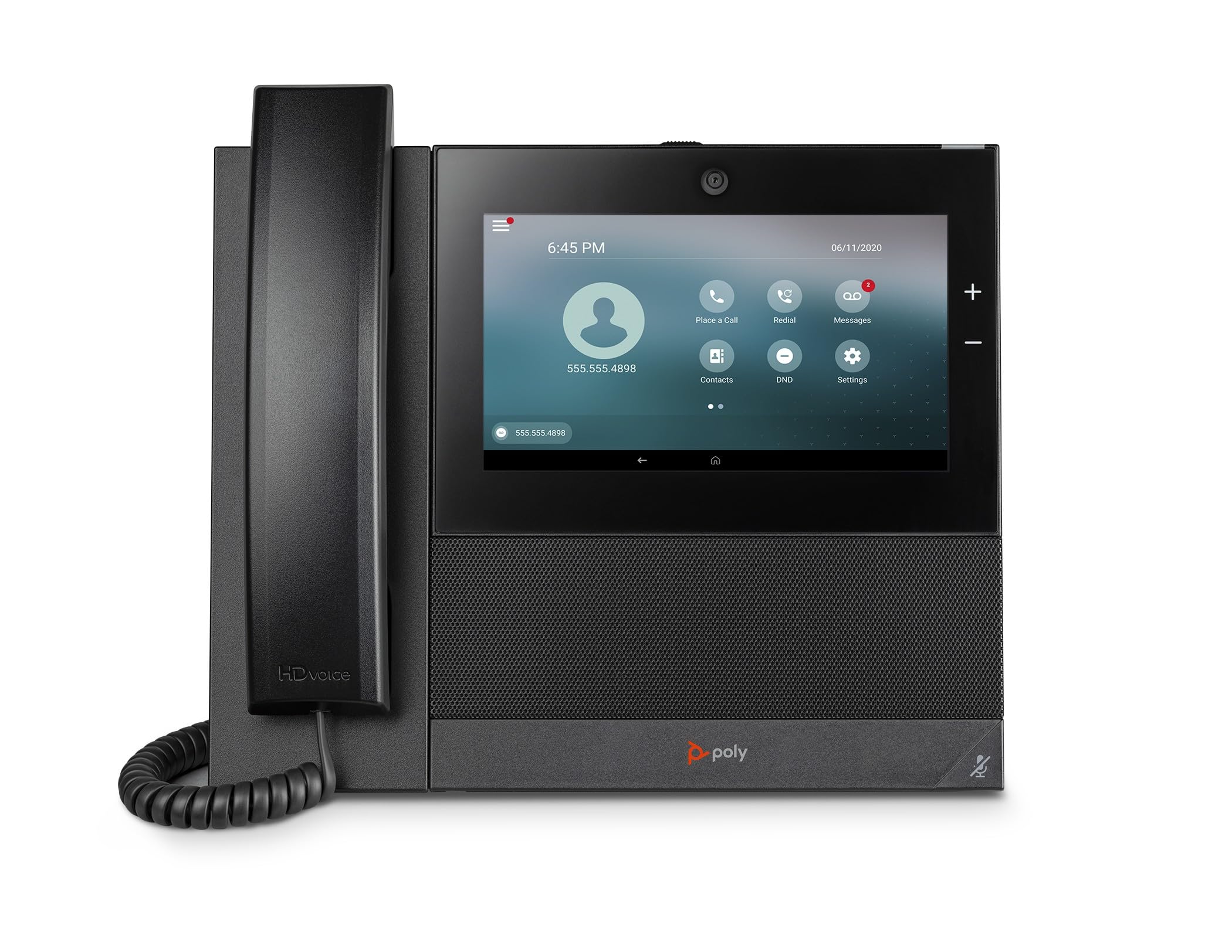 POLY CCX 700 VisioPhone IP PoE OpenSIP avec combiné