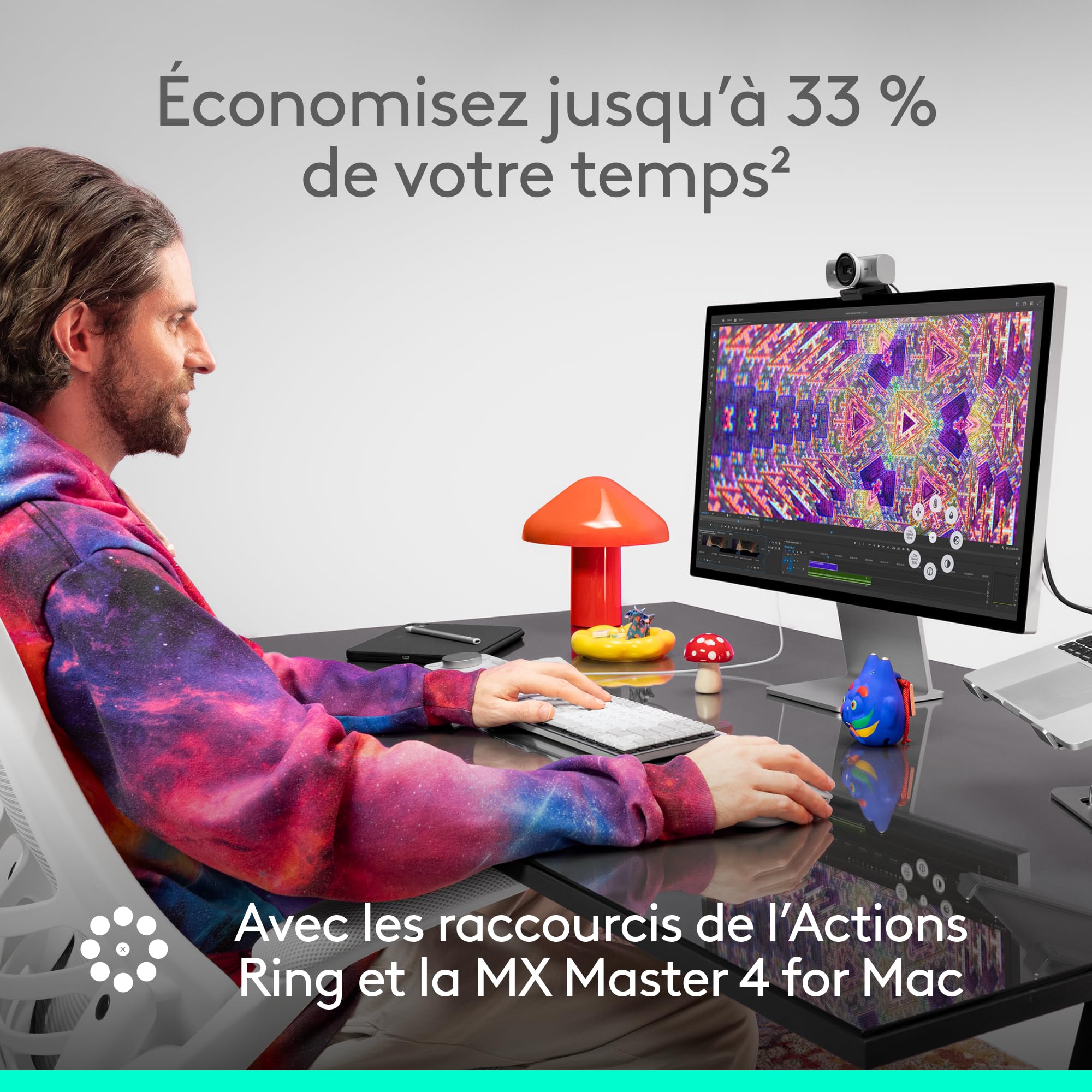 LOGITECH MX Master 4 Mouse for Mac Space Black