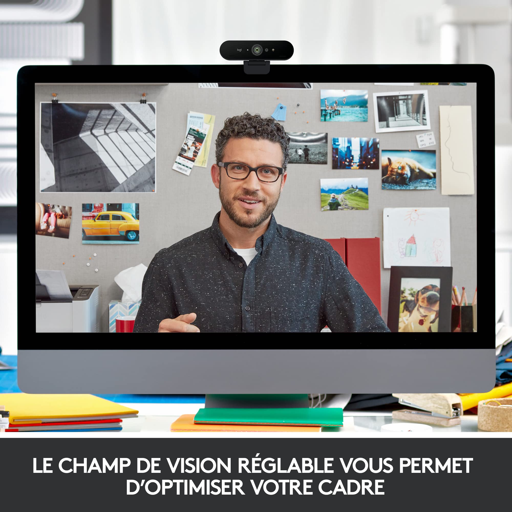 Logitech 960-001194 BRIO Stream Webcam 1080p 60 ips USB 3.0 Noir