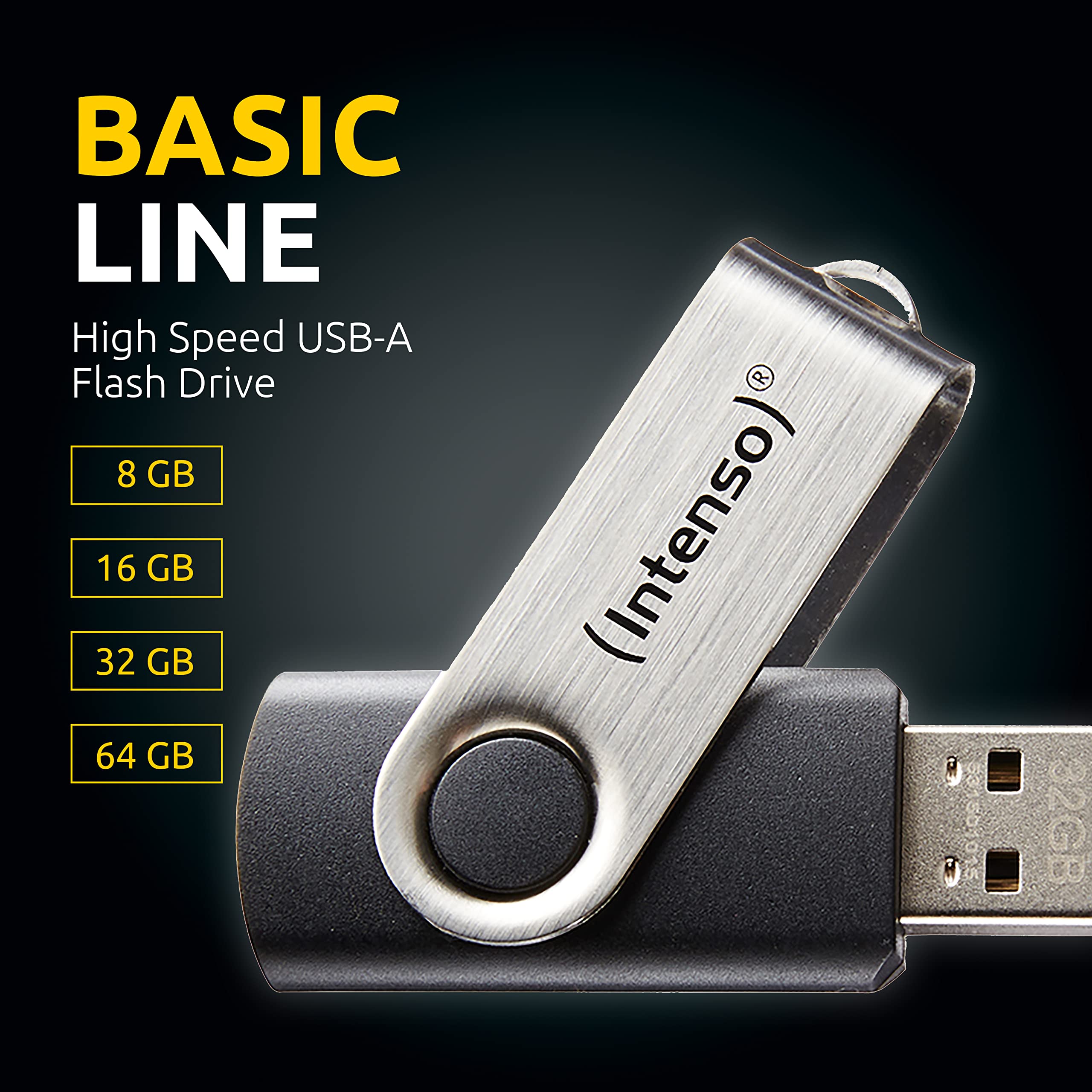 INTENSO Clé USB 2.0 Basic Line - 64 Go