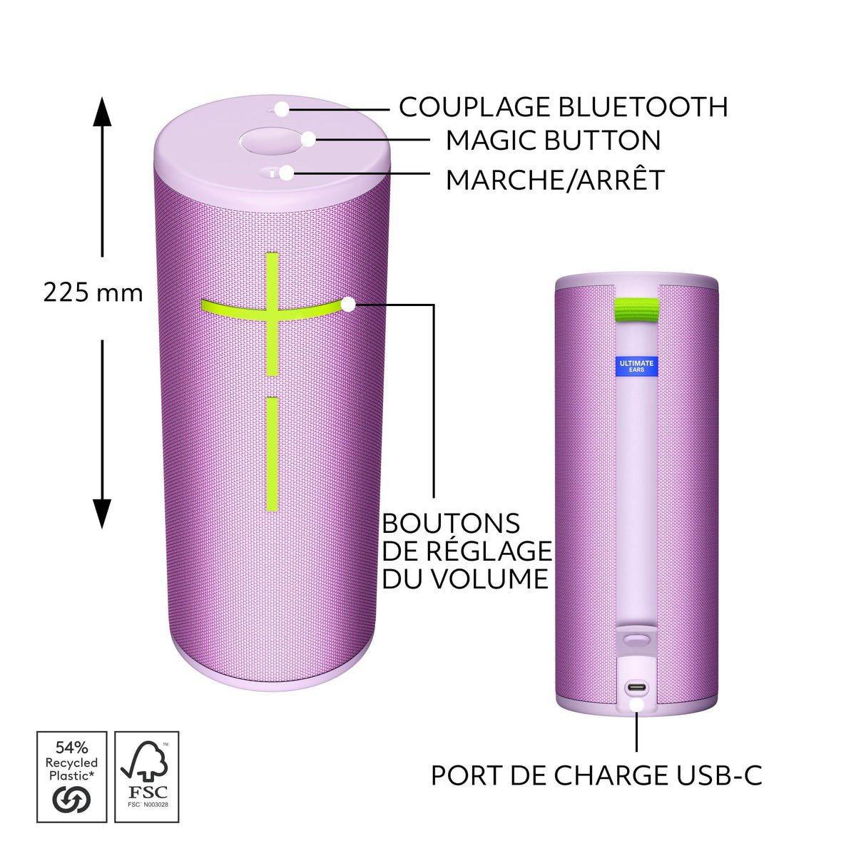 LOGITECH Ultimate Ears MEGABOOM 4 Lilac