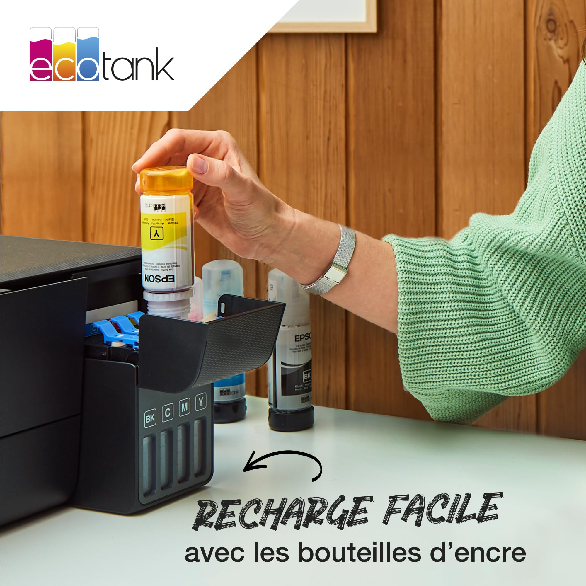EPSON 1LB 106 EcoTank Yellow ink bottle