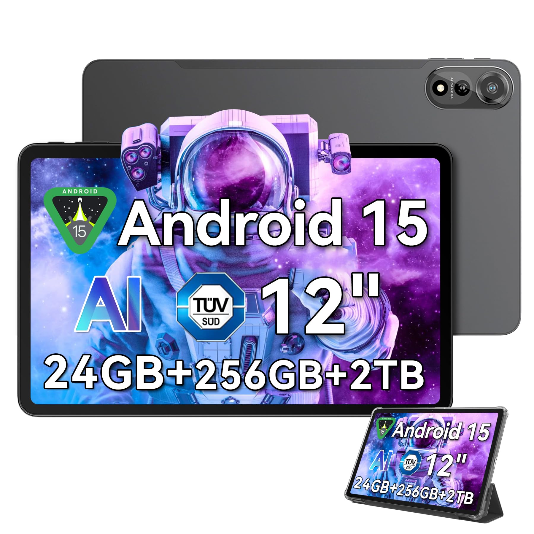 Blackview MEGA 2 (WiFi 6 - 12'' - 256 Go, 12 Go RAM) Gris