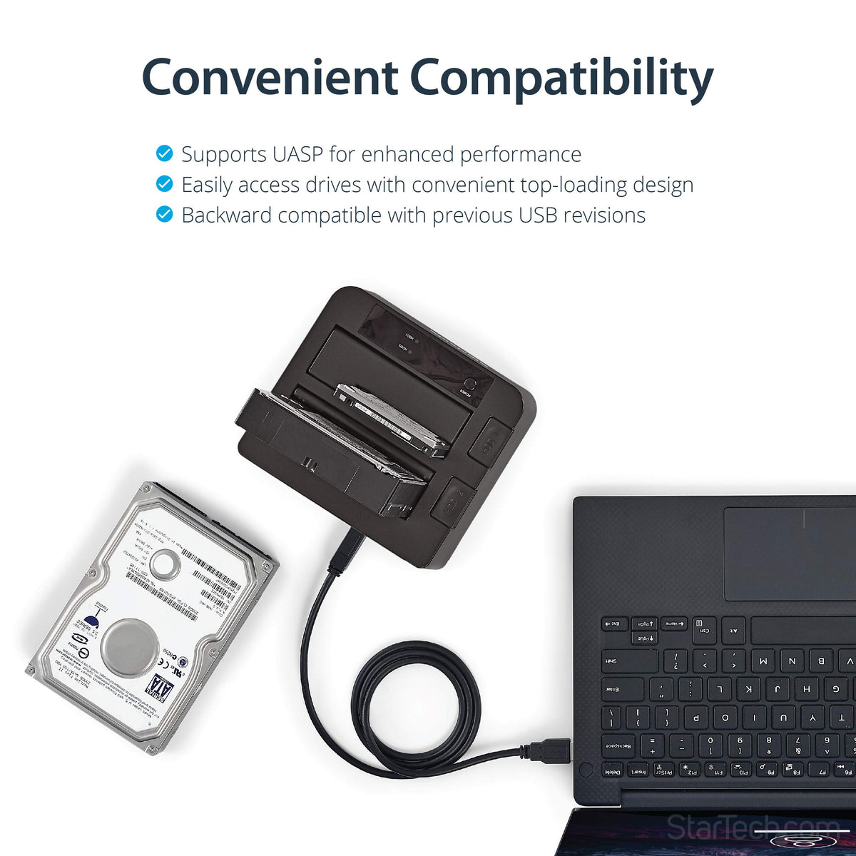 USB 3.1 10Gbps Dual-bay Dock