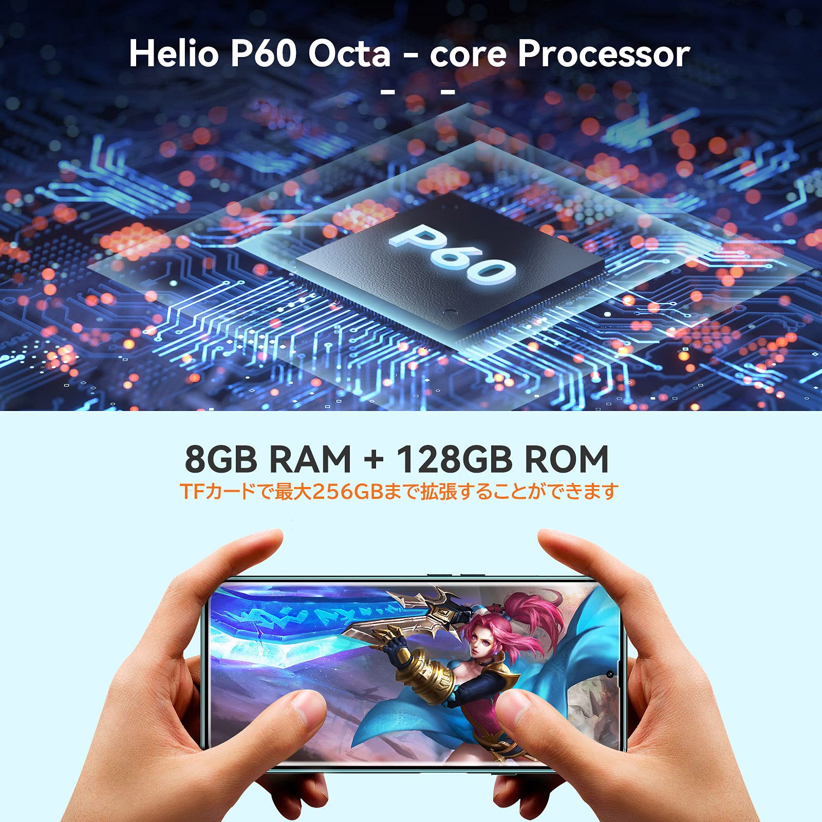 Cubot X50 (Double Sim - 6.67'', 128 Go, 8 GO RAM) Noir
