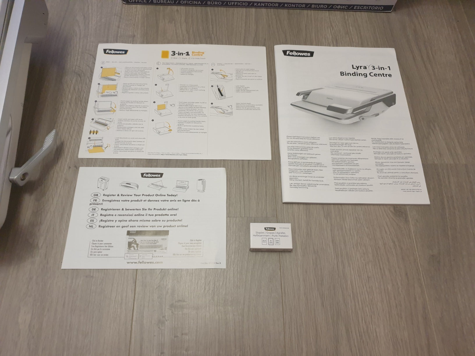 FELLOWES Station A Relier 3-en-1 Lyra EU/UK