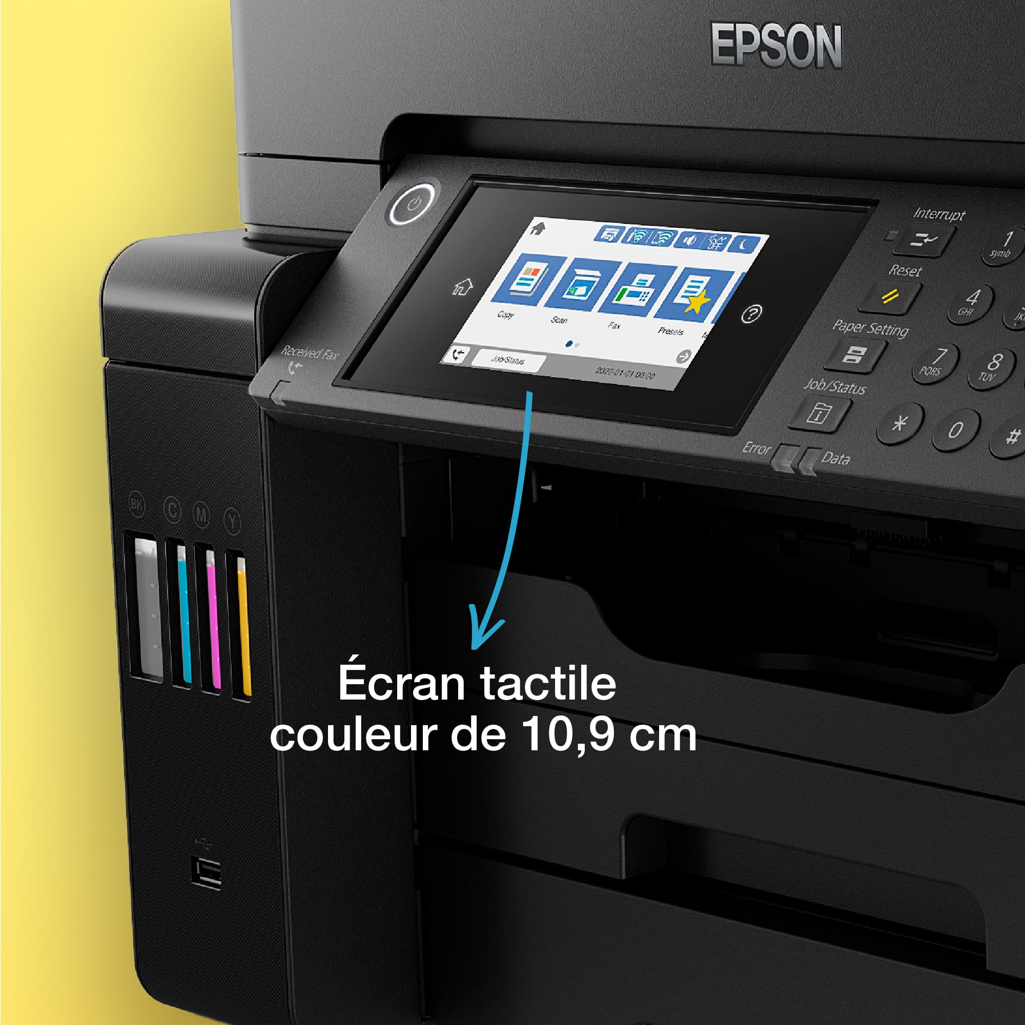 EPSON EcoTank ET-16605 MFP colour inkjet ITS A3 25ppm Print 550sheets USB LAN Wi-Fi Black