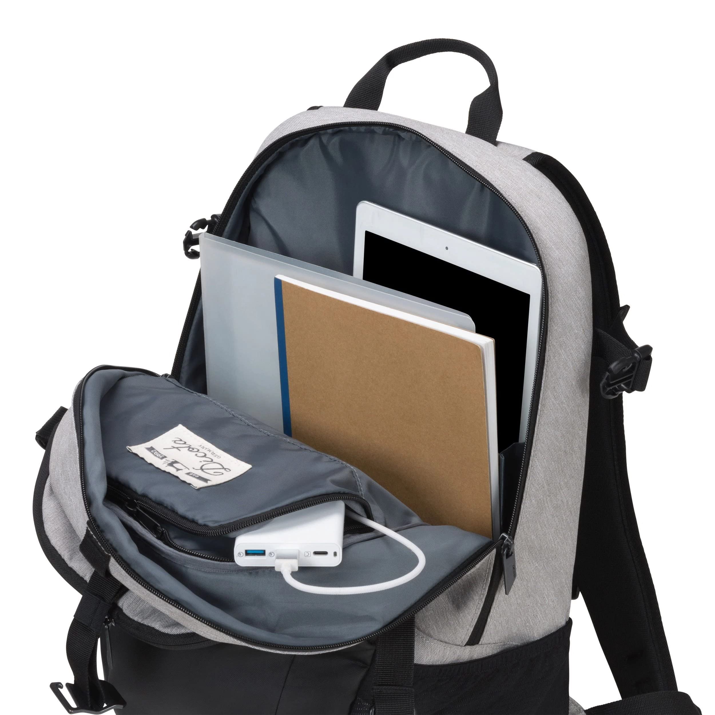 Backpack GO 13-15.6 light grey