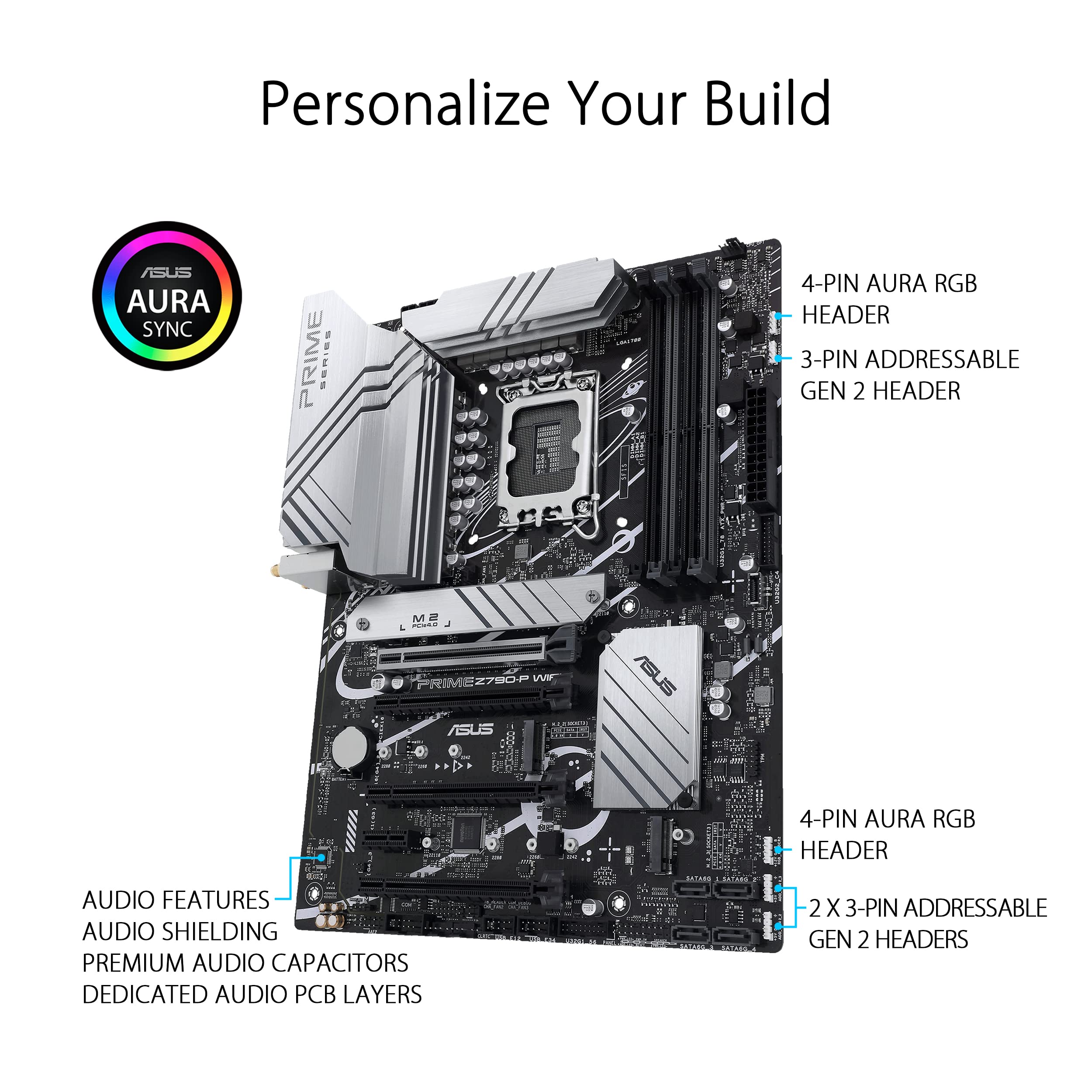 ASUS PRIME Z790-P WIFI LGA 1700 4DDR5 ATX 4xSATA MB 1xHDMI 1xDP 3xM.2