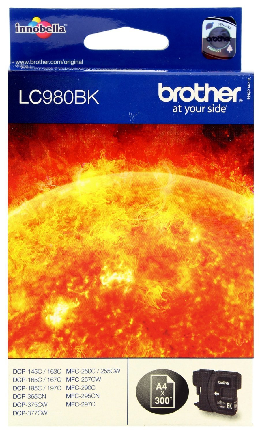 BROTHER CARTOUCHE ENCRE NOIRE (300 PAGES) POUR DCP145C-165C, MFC250C-290C