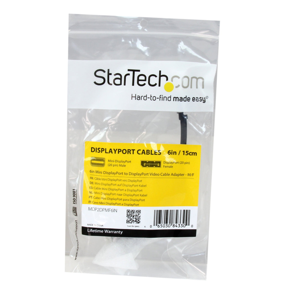 Mini DisplayPort to DisplayPort Adapter
