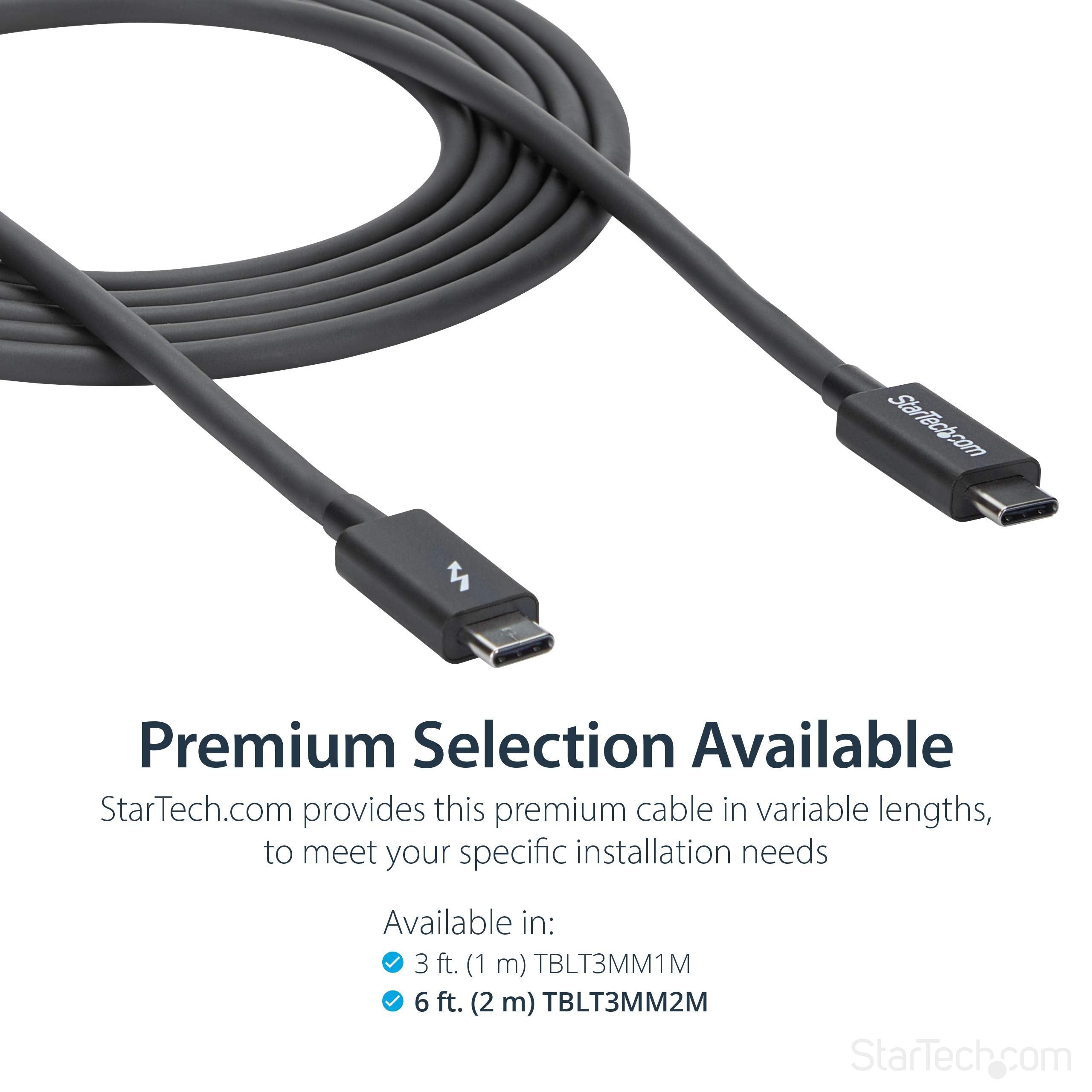 2m Thunderbolt 3 20Gbps USB-C Cable