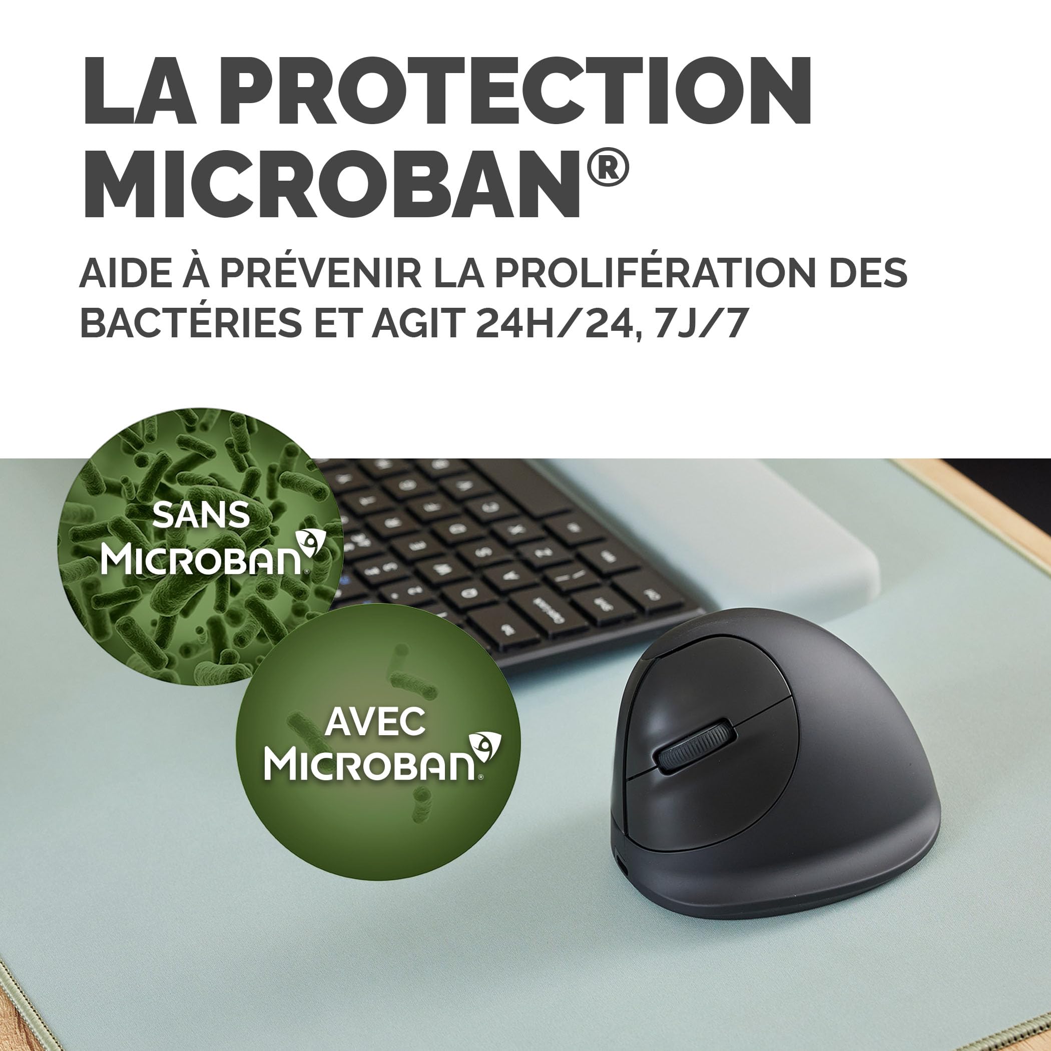 FELLOWES BREYTA PLUS+ SOURIS VERTICALE ERGONOMIQUE - TAILLE LARGE POUR GAUCHER