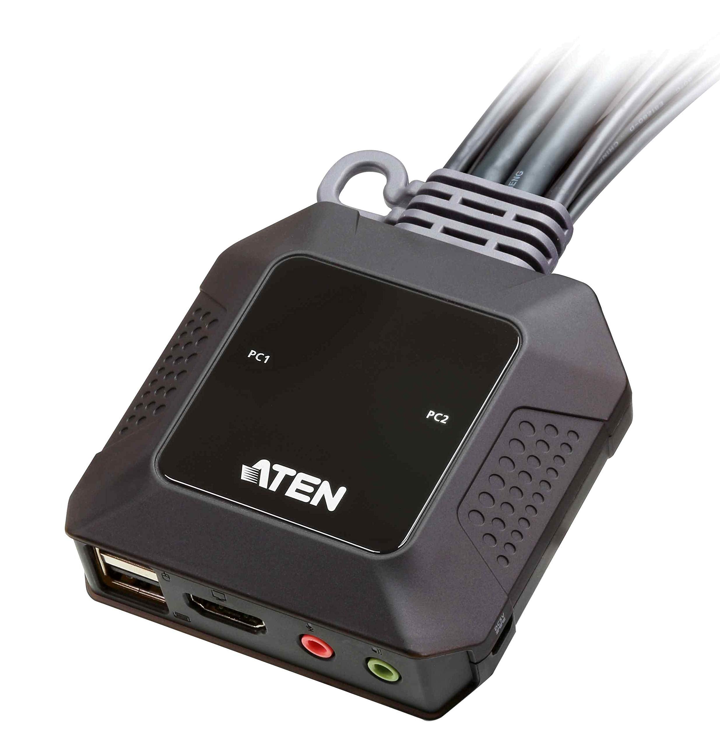 ATEN CS22H commutateur écran, clavier et souris Noir