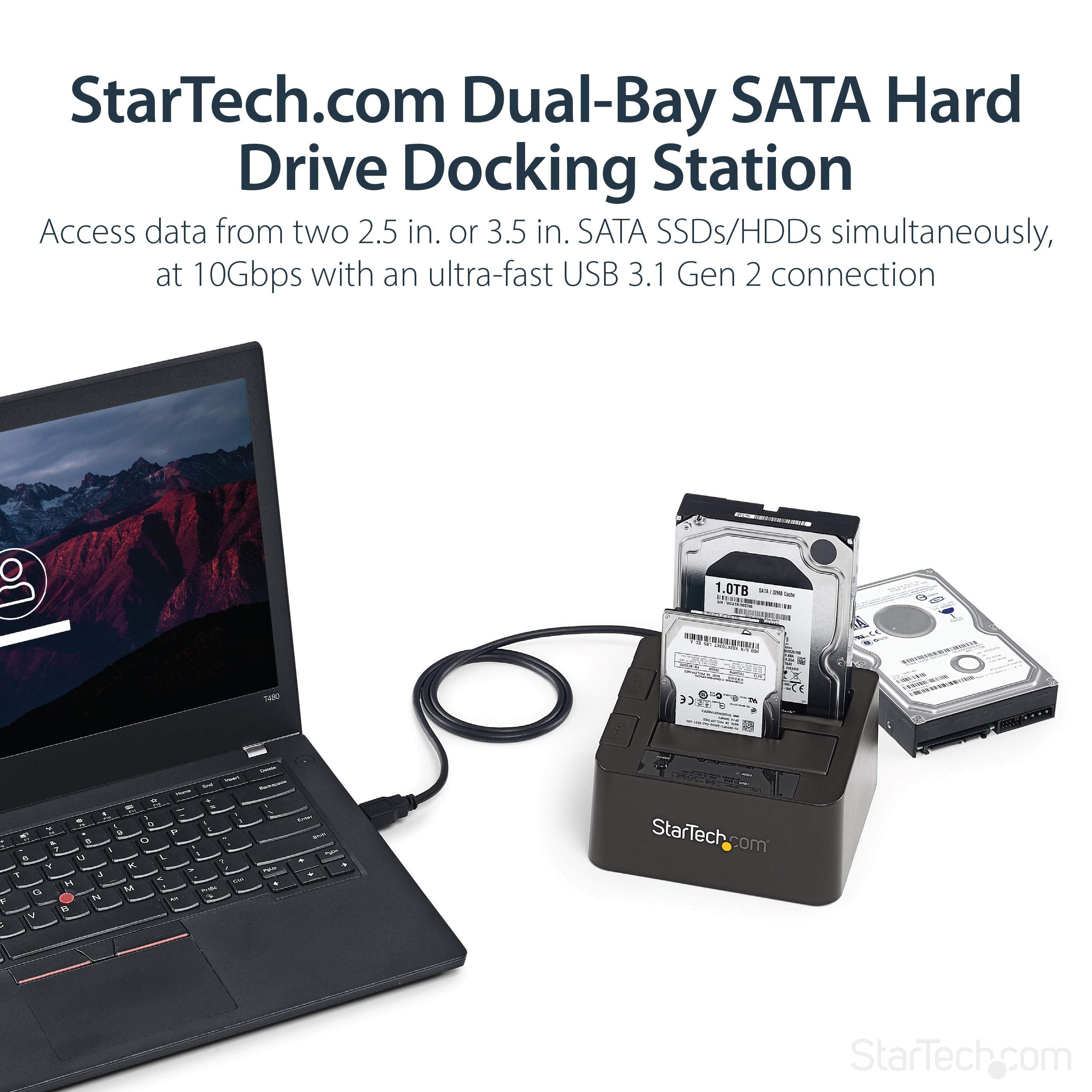 USB 3.1 10Gbps Dual-bay Dock