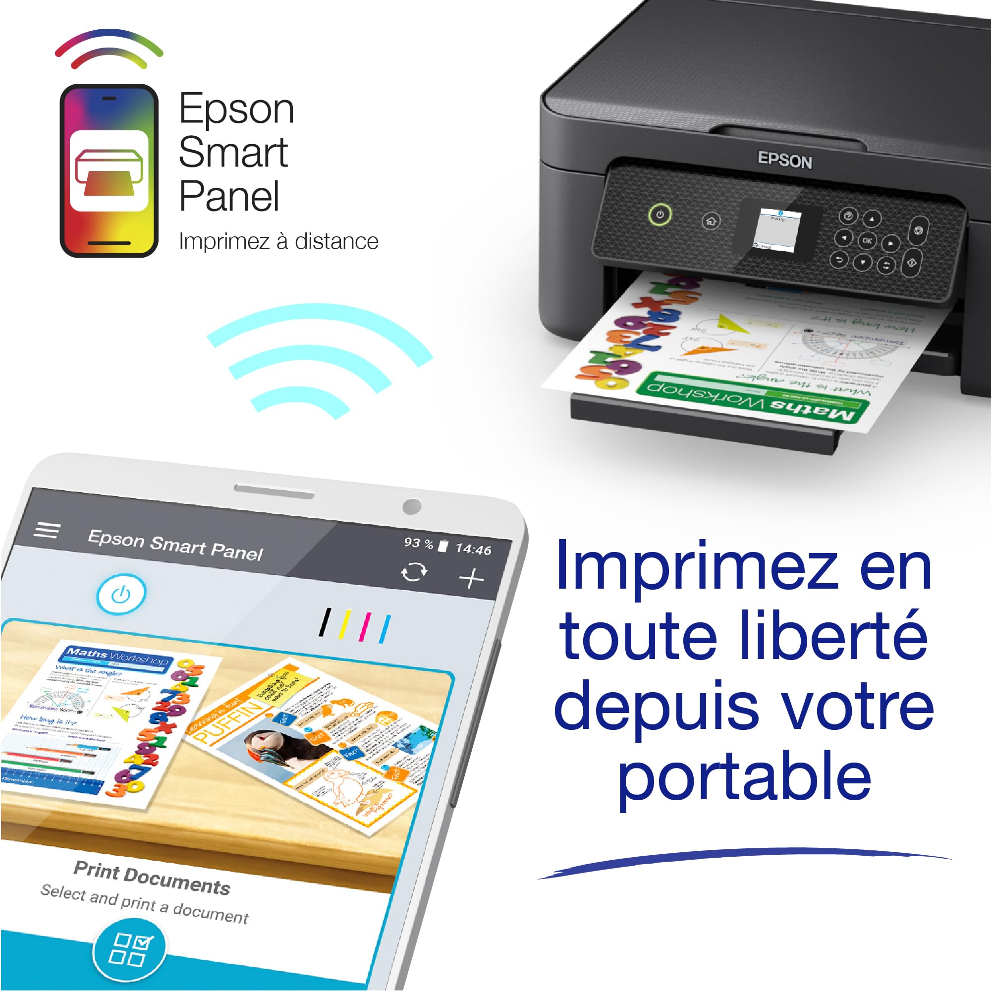 EPSON Expression Home XP-3200 MFP colour inkjet A4 10ppm Print 100sheets USB Wi-Fi Black