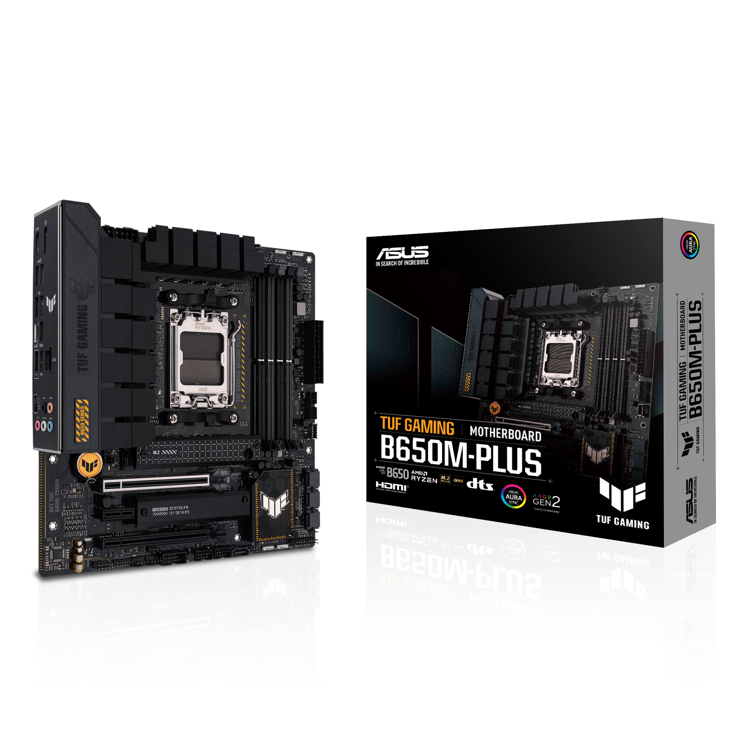 ASUS TUF GAMING B650M-PLUS AM5 DDR5 mATX MB