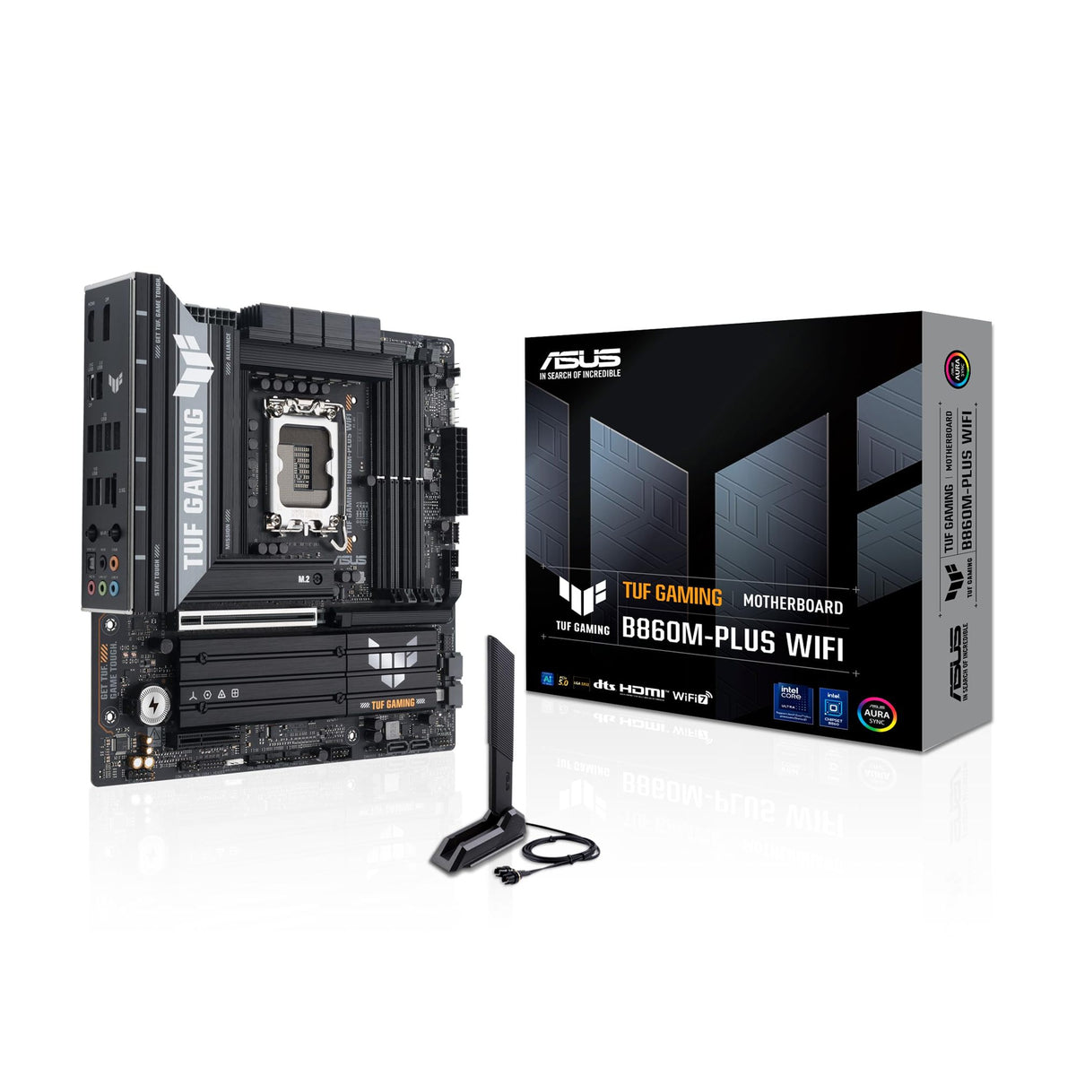 ASUS TUF GAMING B860M-PLUS WIFI LGA1851 DDR5 micro ATX MB DDR5 1xHDMI 1xDP 3xM.2 4xSATA