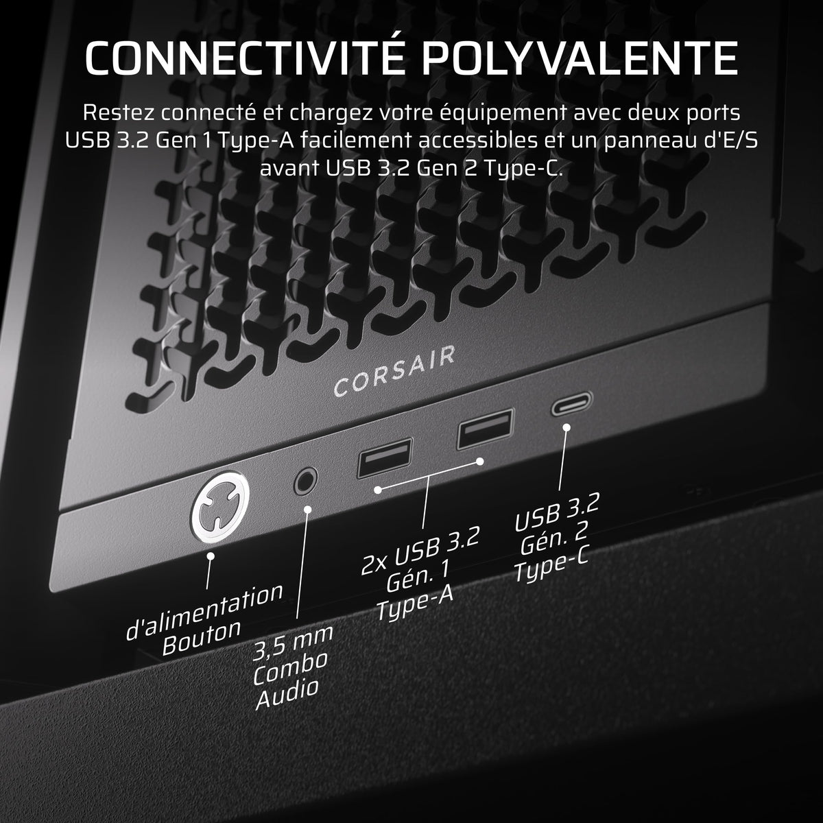Corsair FRAME 4000D Midi Tower Noir