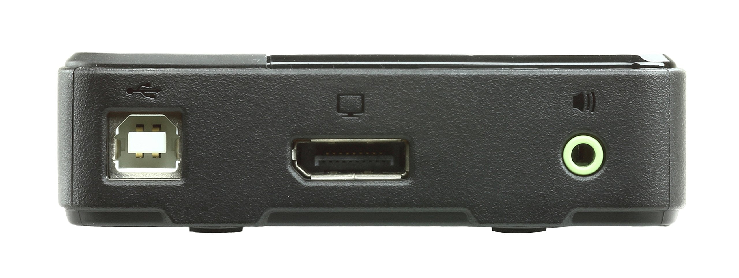 Commutateur KVM DisplayPort/audio USB 2 ports (4K pris en charge et câbles inclus) - 4096 x 2160 pixels - 4K Ultra HD - 2,18 W - Noir