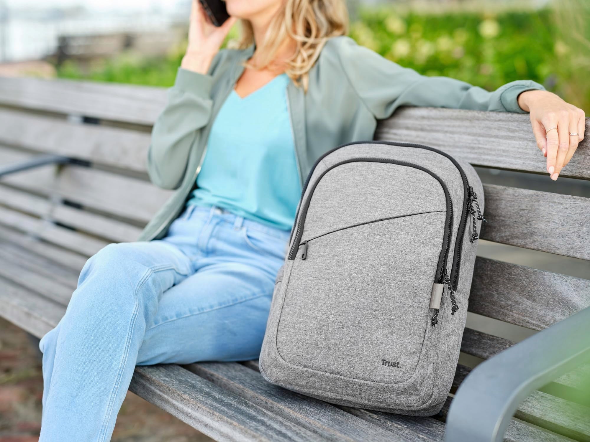 TRUST Sac à dos AVANA 16p gris