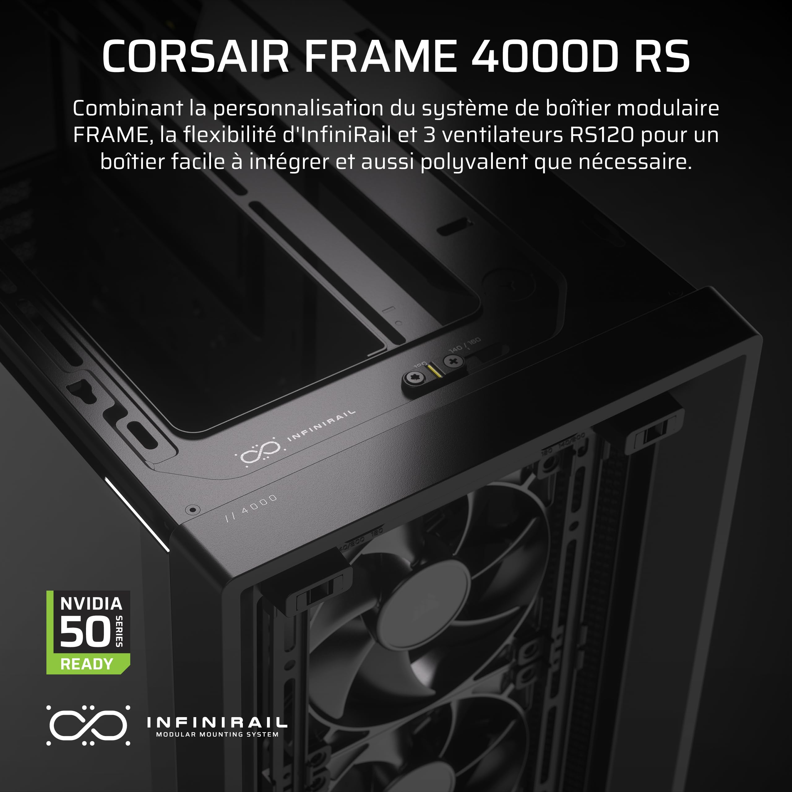 Corsair FRAME 4000D RS Midi Tower Noir